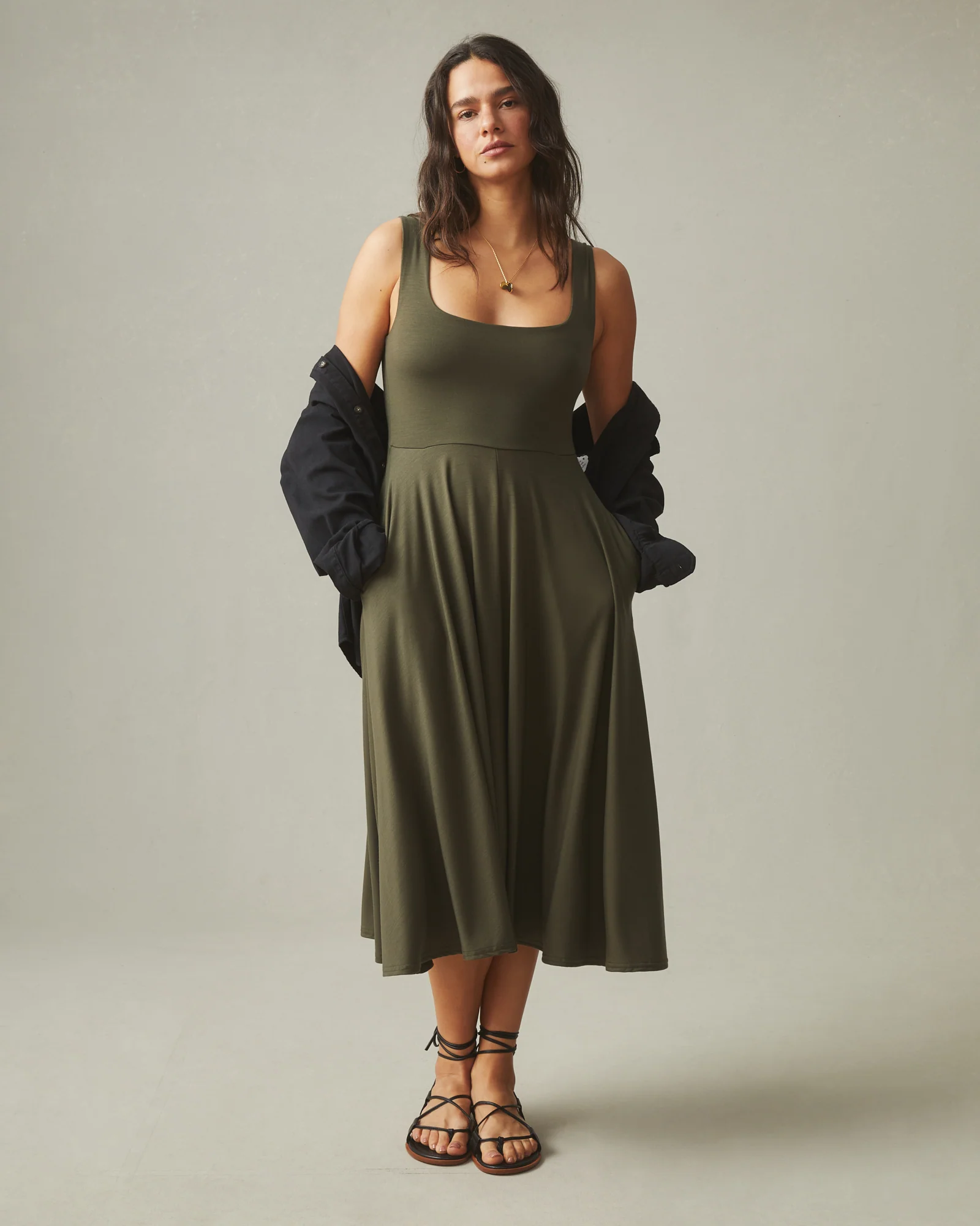 Women's Flex Dress - Olive - Image 5