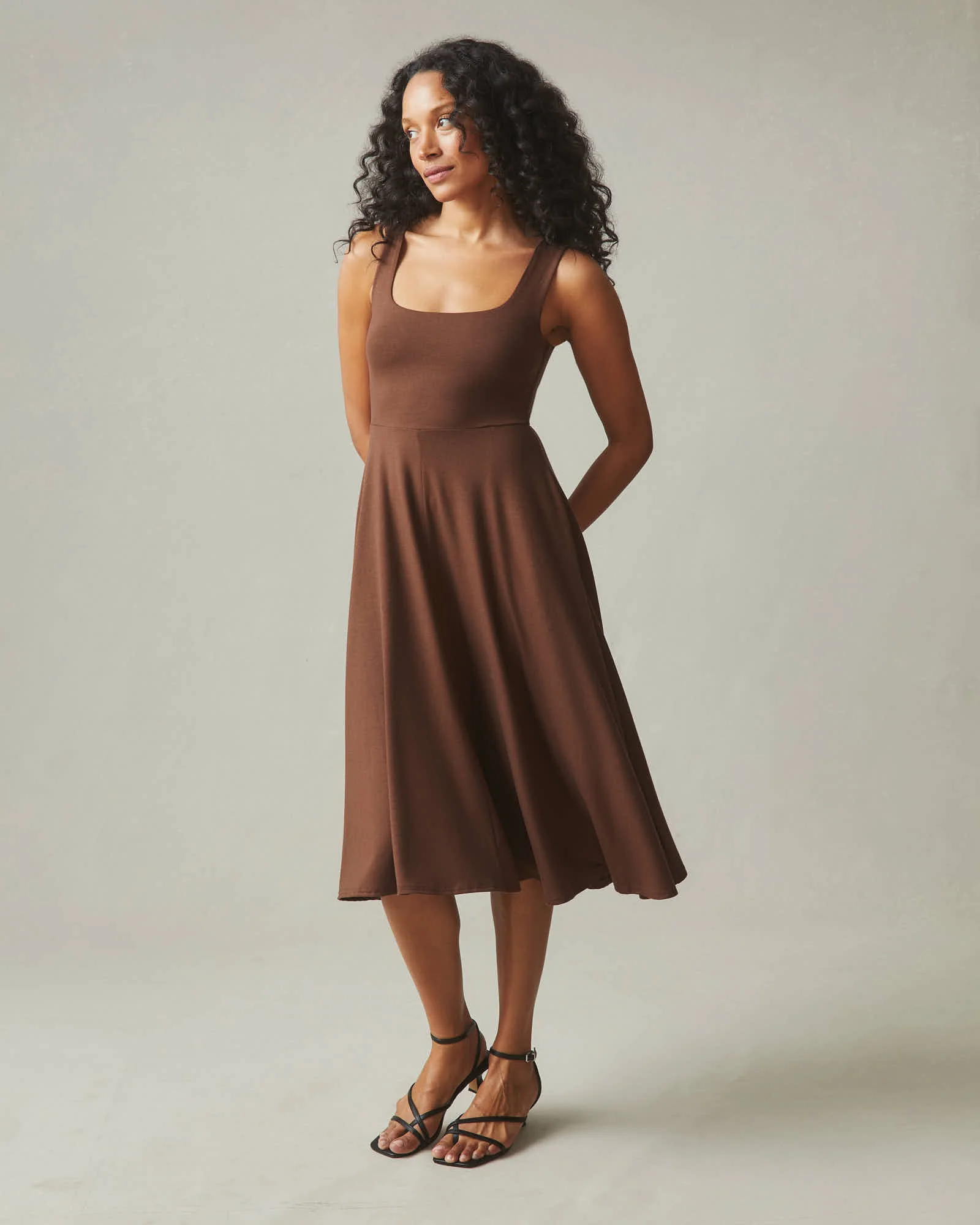 Women's Flex Dress - Potting Soil - Image 3