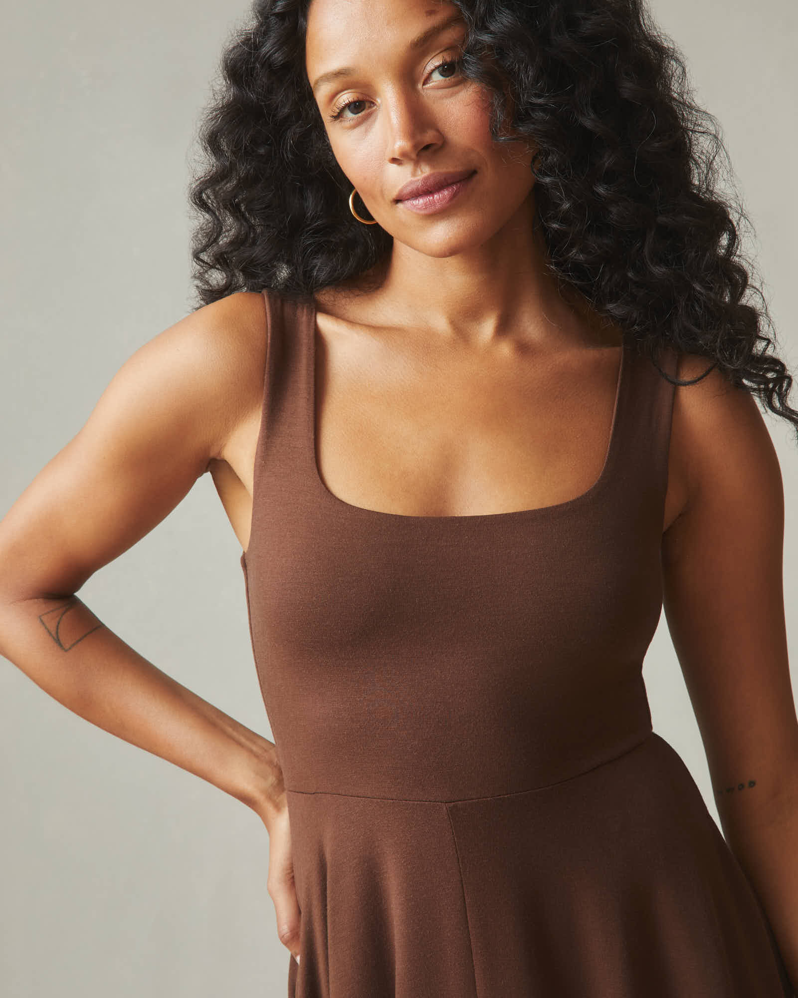 Women's Flex Dress - Potting Soil - Image 5
