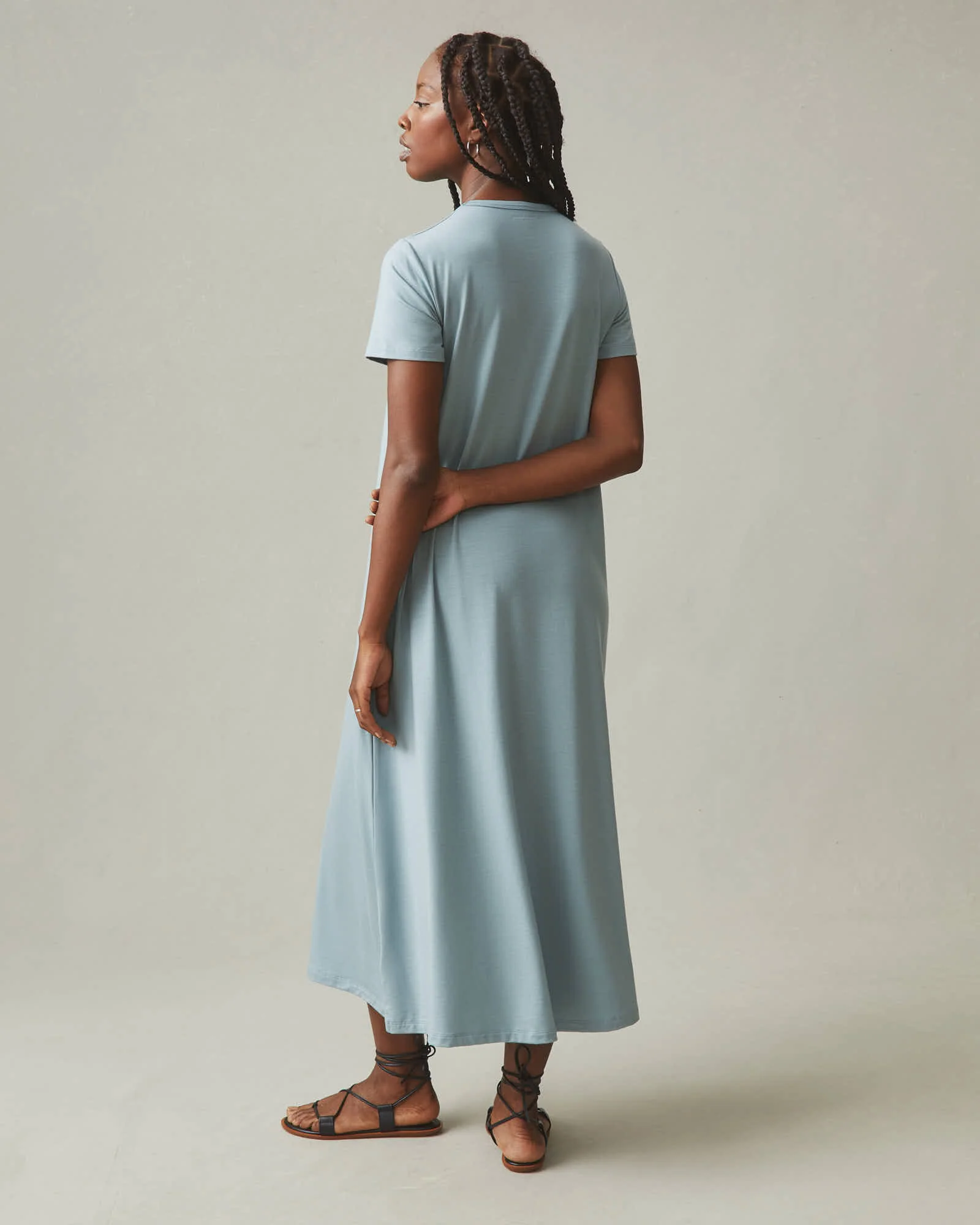 Women's Flex Maxi Dress - Arona Blue - Image 4