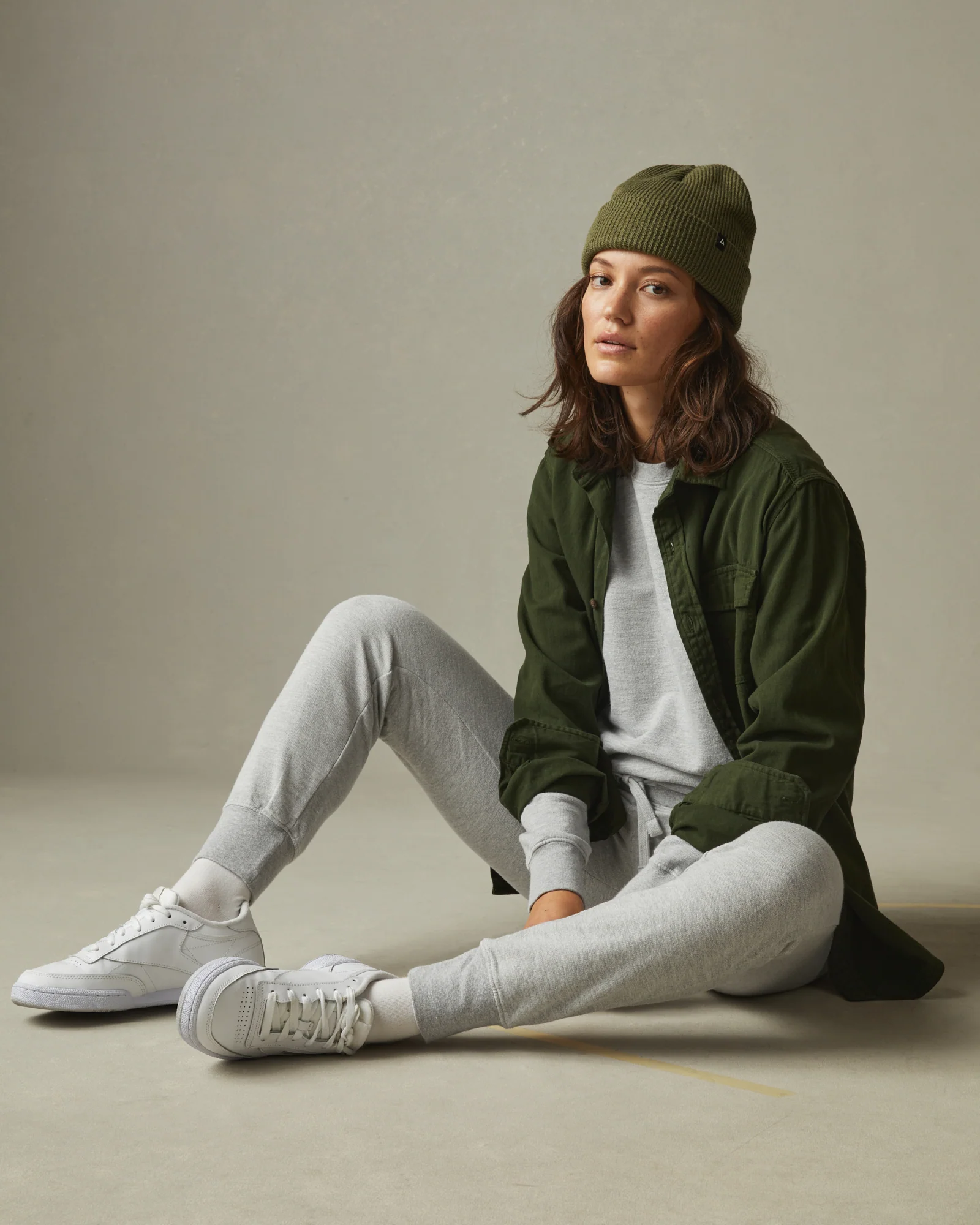 Women's French Terry Jogger - Ash Heather - Image 5