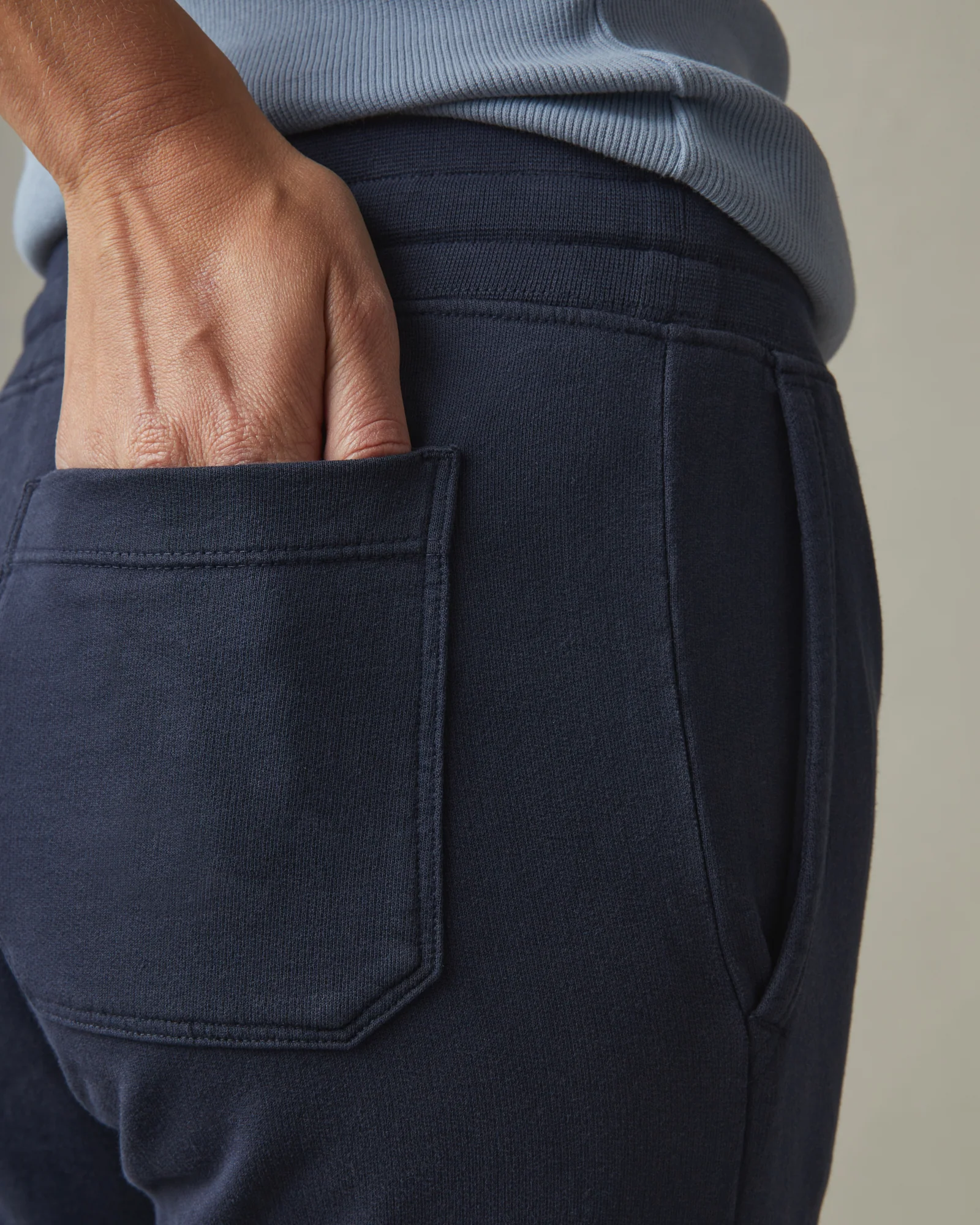 Women's French Terry Jogger - Oxford Blue - Image 4