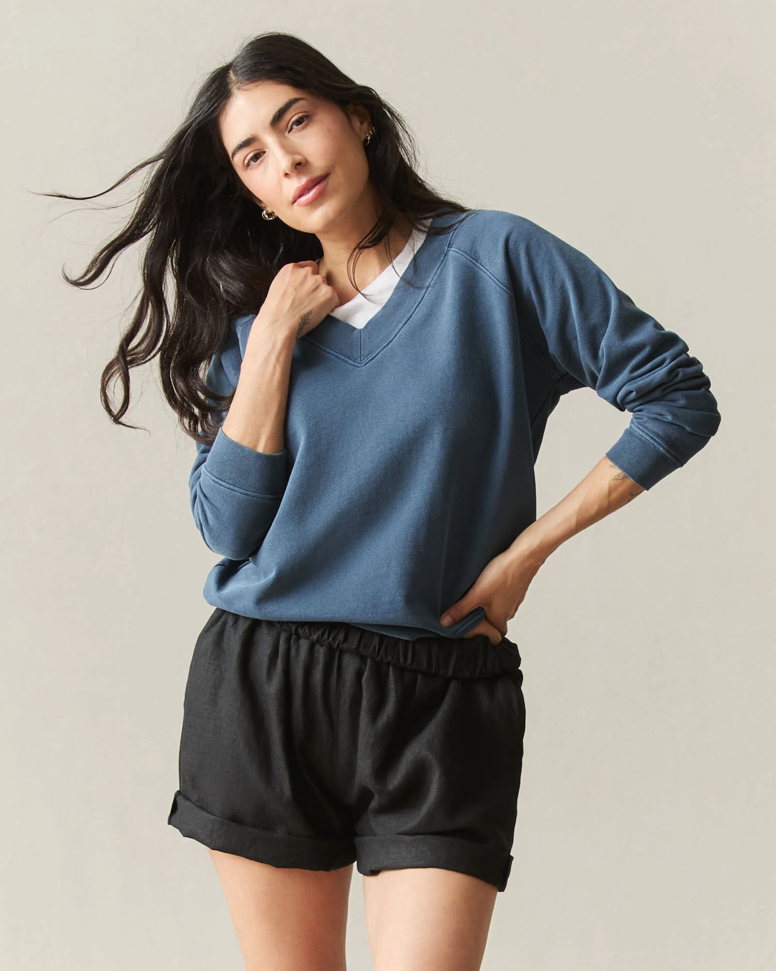 Women's French Terry V-Neck - Spellbound - Image 3