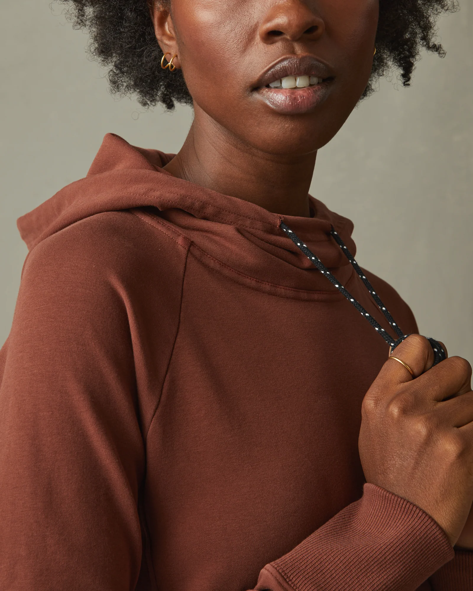 Women's Hoodie Dress - Sequoia Red - Image 4