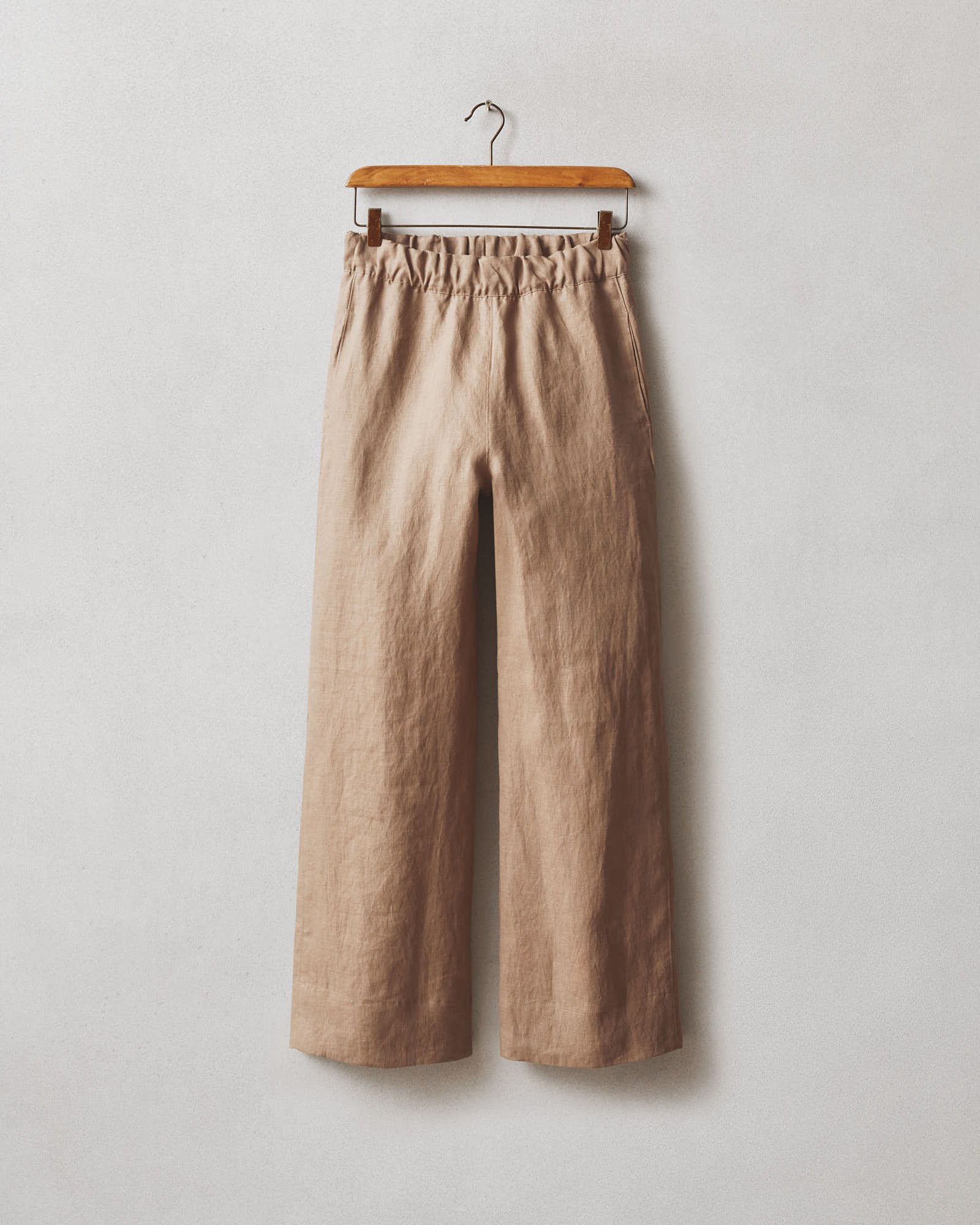 Women's Linen Wide Leg Pant - Pine Bark - Image 6