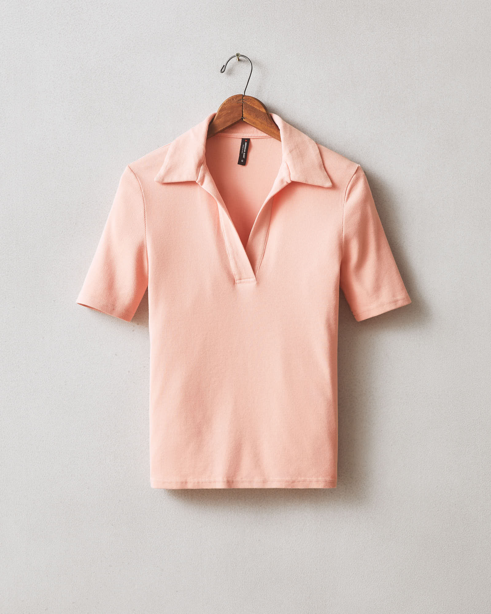 Women's Luxe Rib Popover - Coral Almond - Image 2