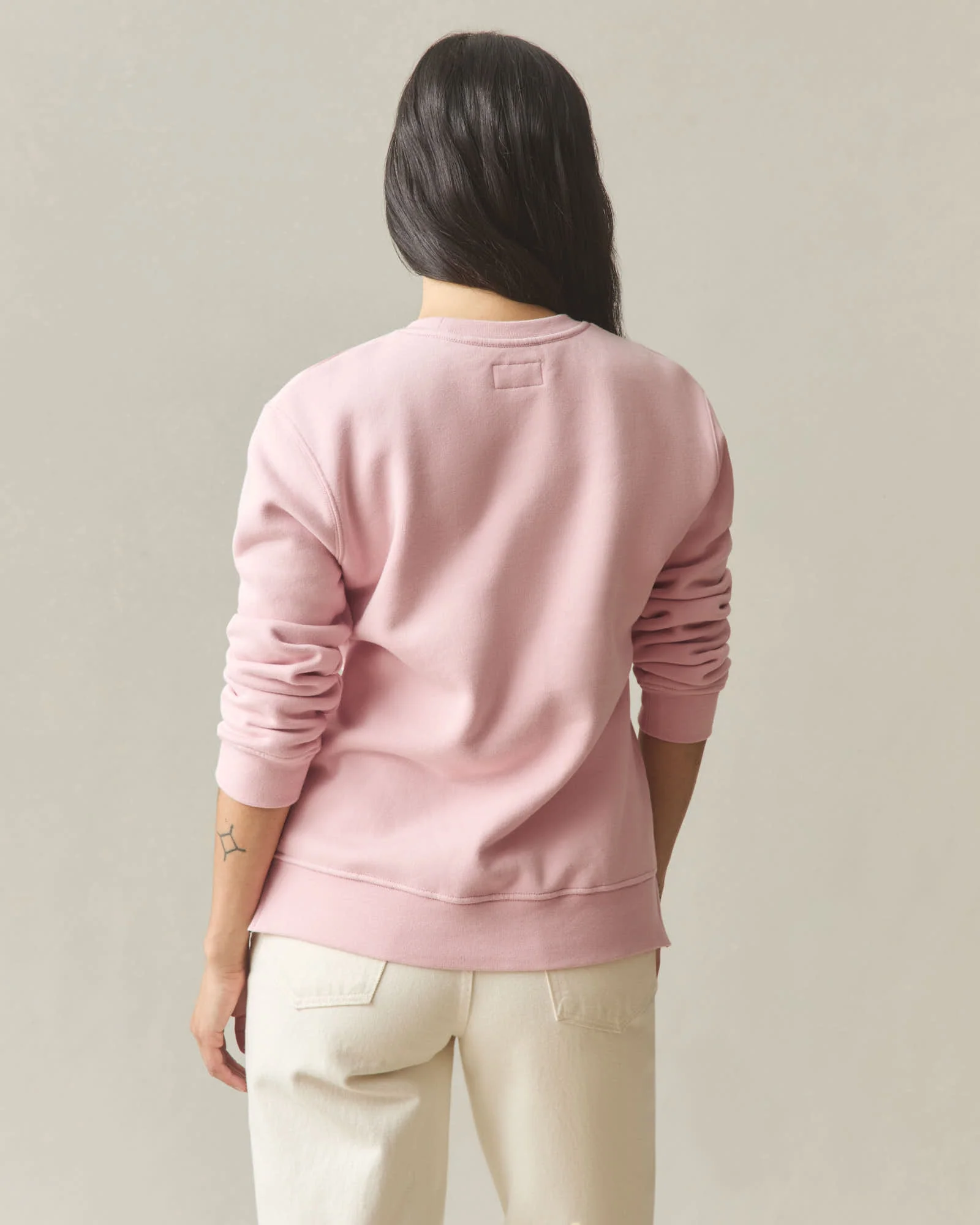 Women's Midweight Crewneck - Silver Pink - Image 4
