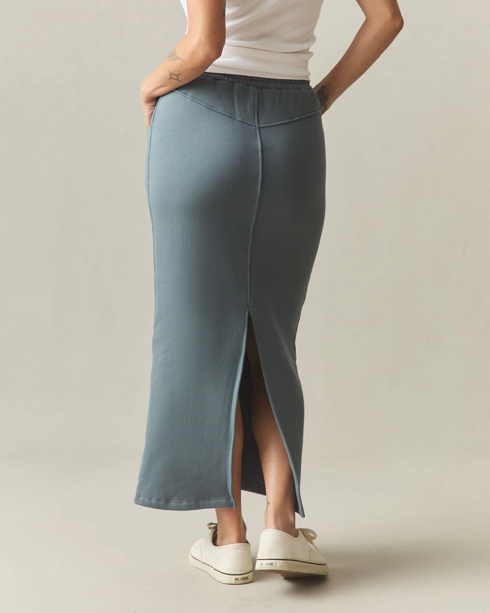 Women's Midweight Fleece Skirt - Stormy Weather - Image 2