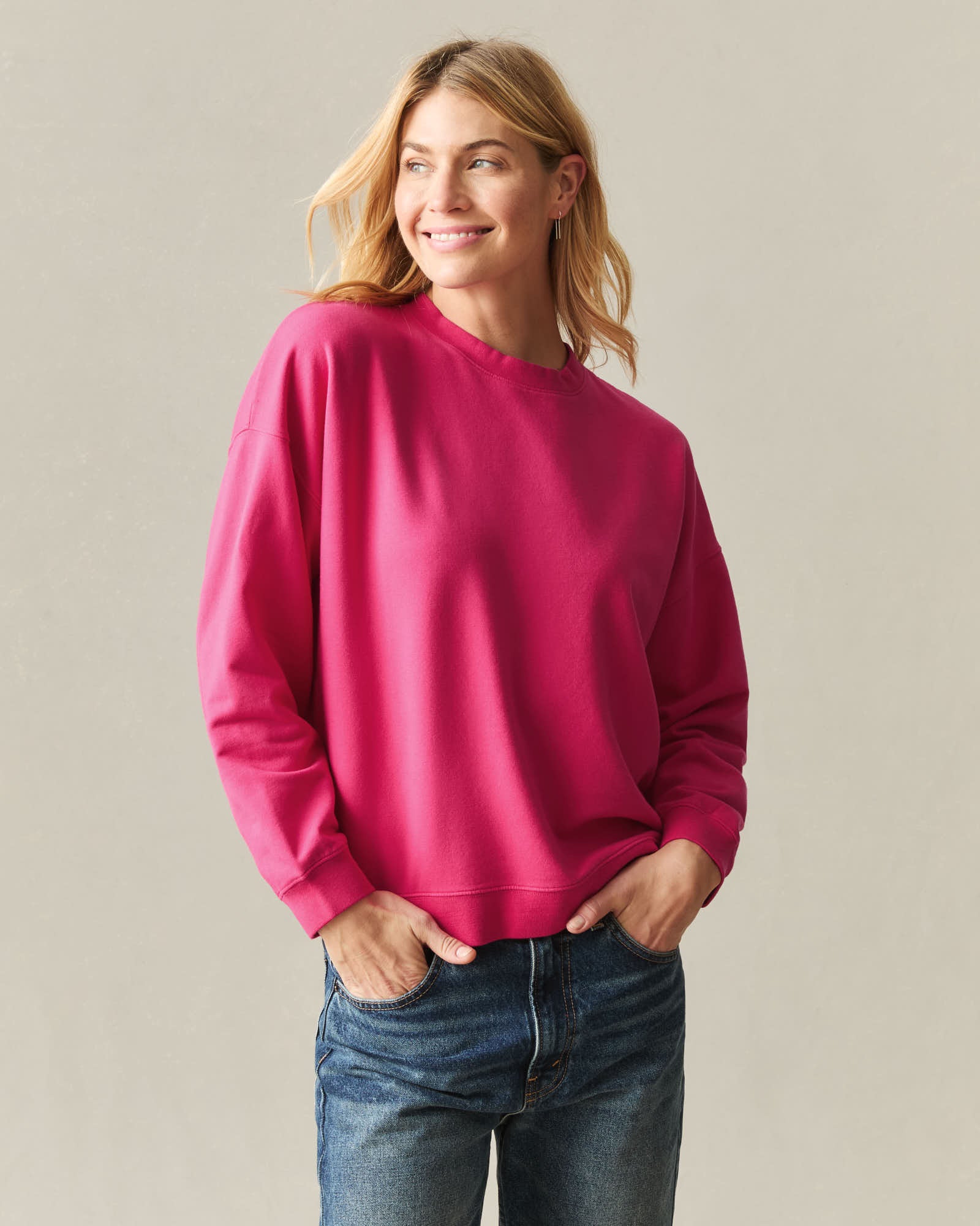 Women's Modal Fleece Crew - Love Potion - Image 2