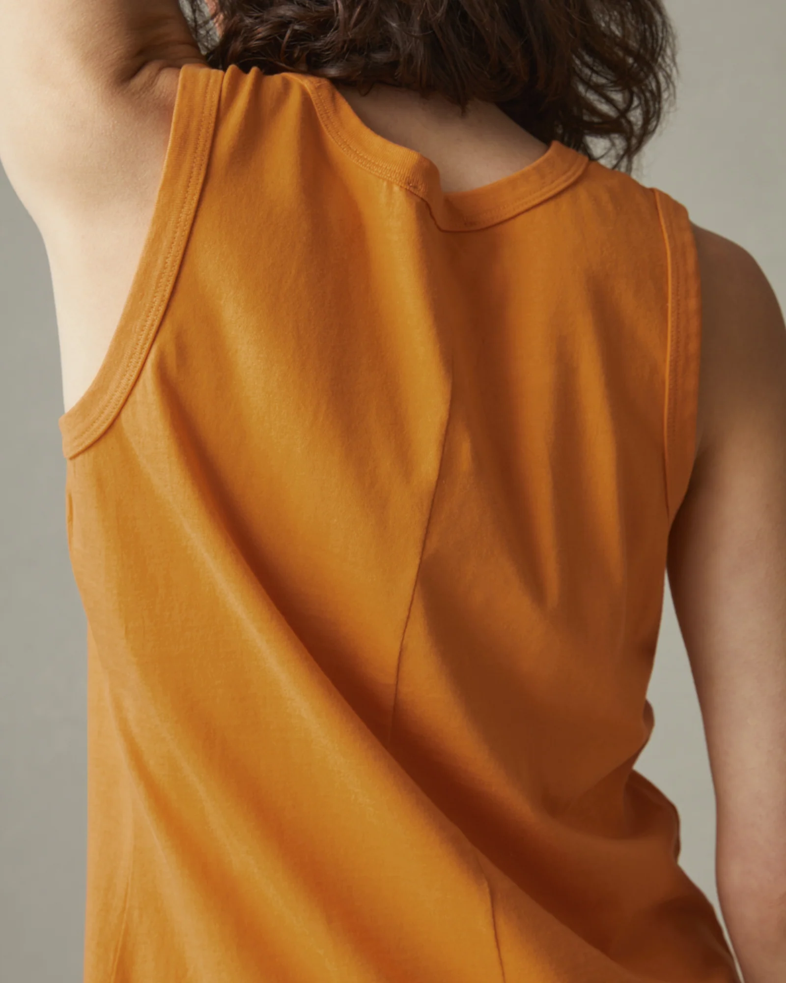 Women's Muscle Tee Dress - Butterscotch - Image 4