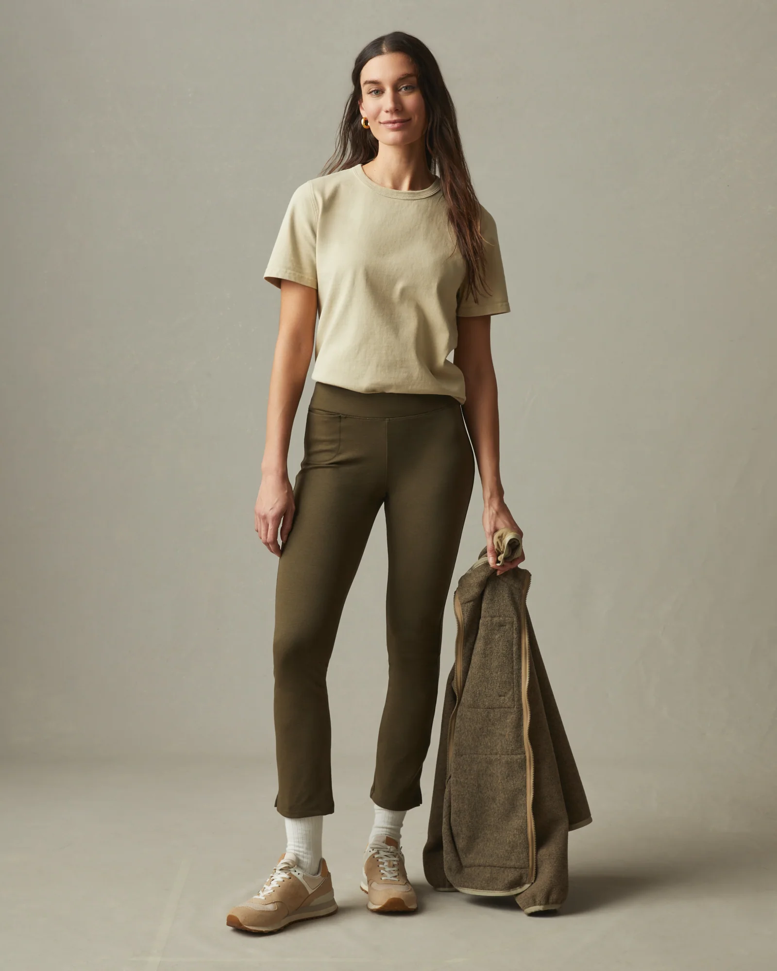 Ponte Kick Flare Pant - Beech - Image 4