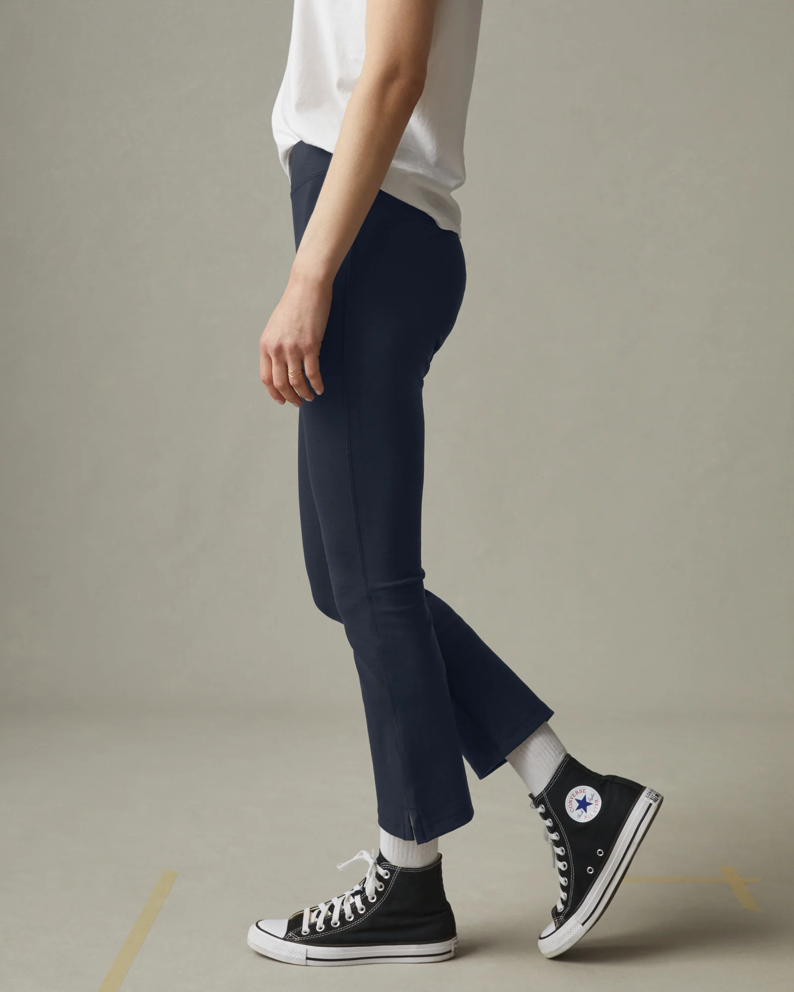 Ponte Kick Flare Pant - Heritage Navy - Image 2