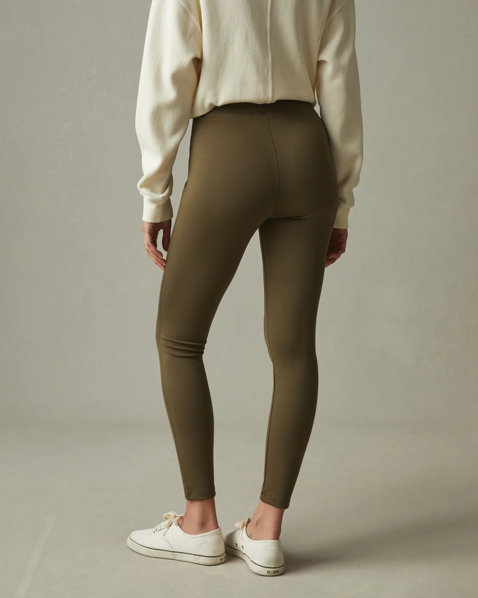 Ponte Slim Pant High Rise - Beech - Image 3