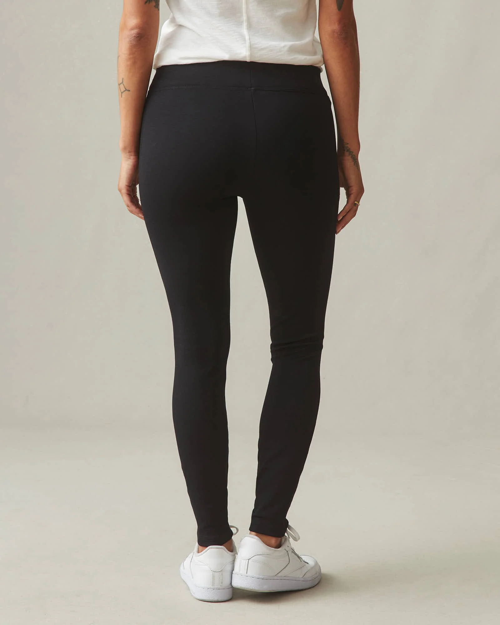 Ponte Slim Pant - Super Black - Image 3