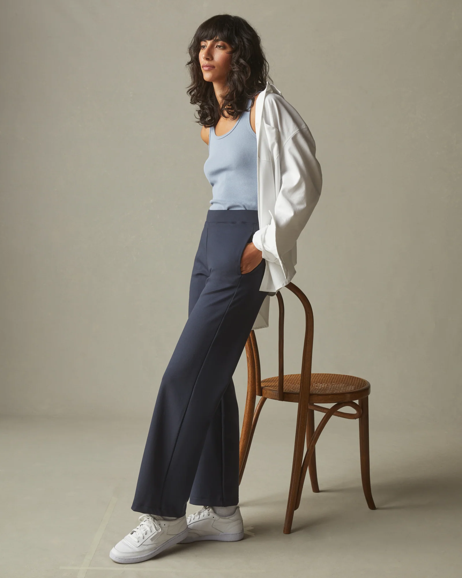 Ponte Straight Pant - Heritage Navy - Image 4
