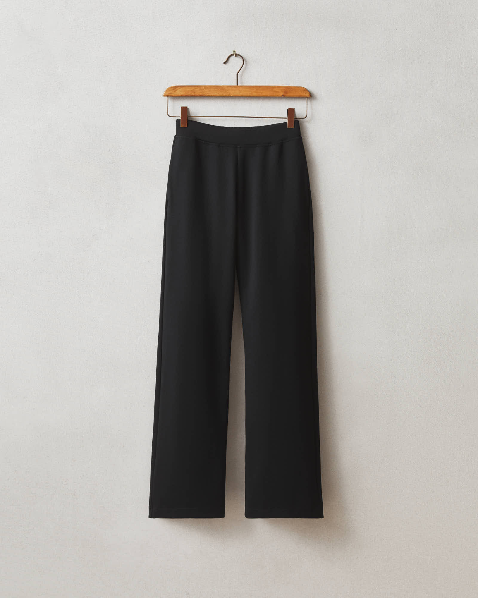 Ponte Straight Pant - Super Black - Image 6