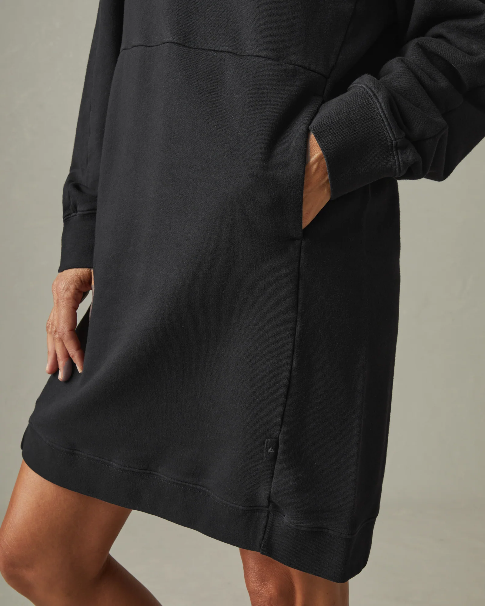 Women's Premium Midweight Hooded Dress - Meteorite - Image 4