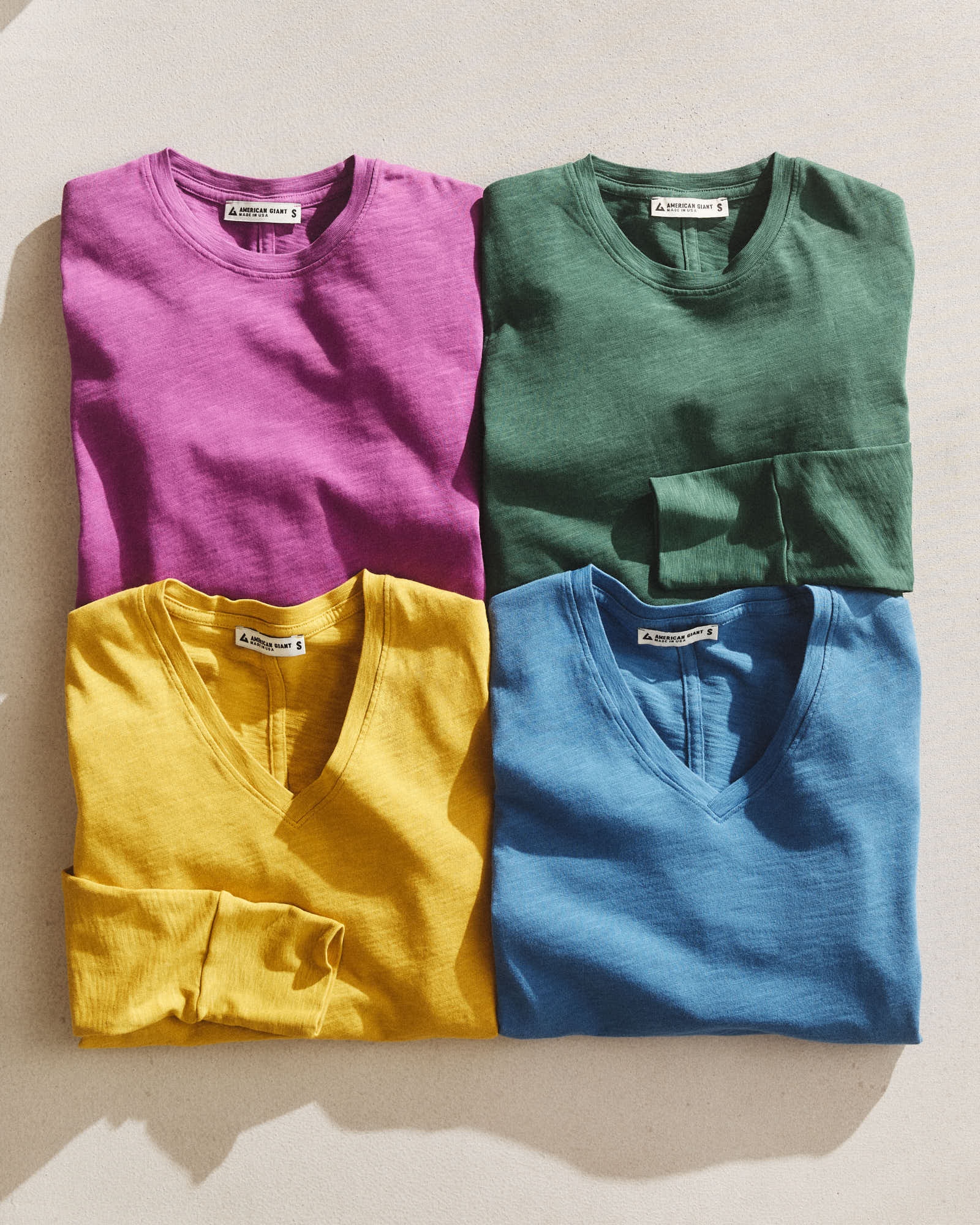 Women's Premium Slub Crew Tee Long Sleeve - Beauty Berry - Image 5