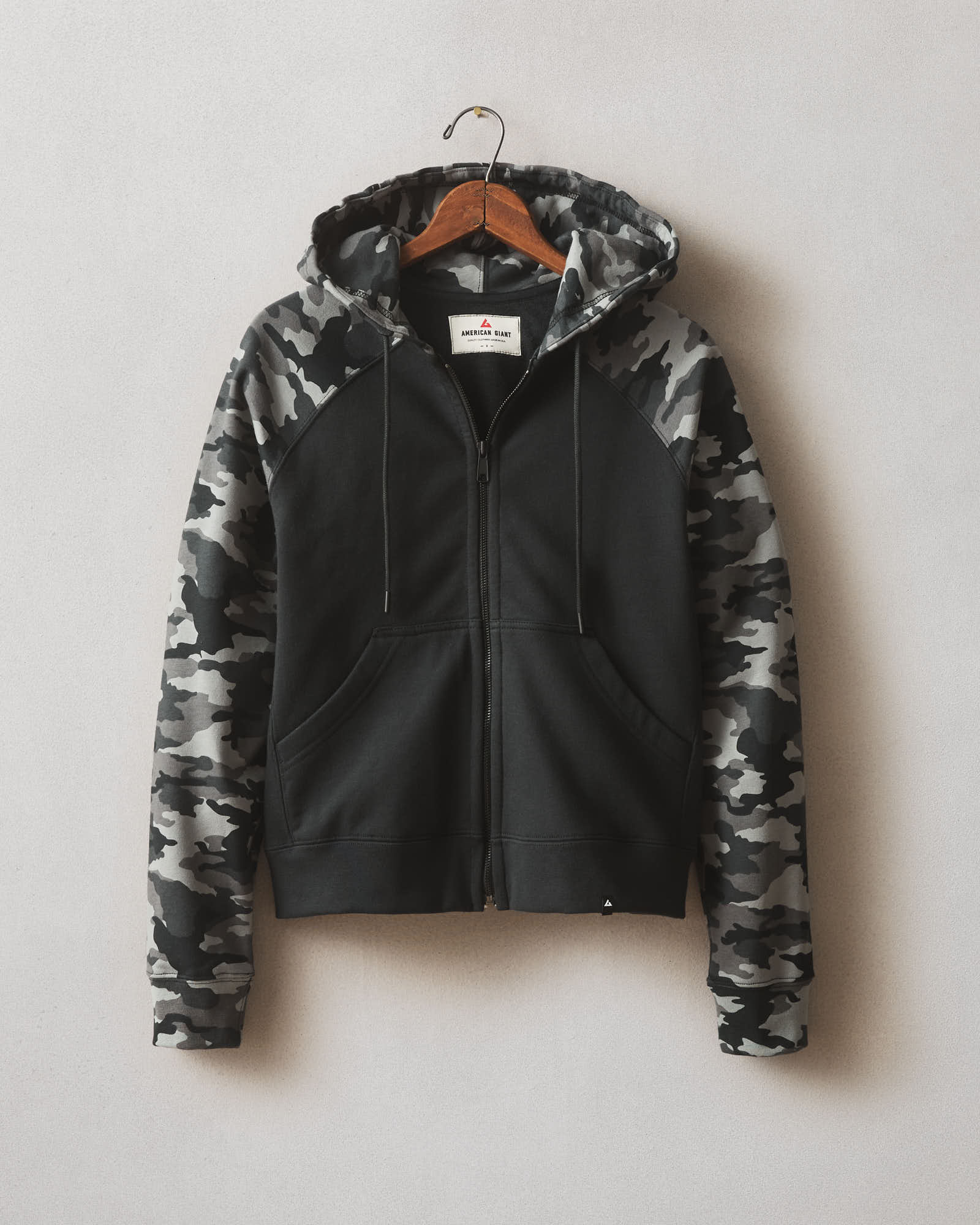 Women's Raglan Classic Full Zip 2.0 - Black Camo