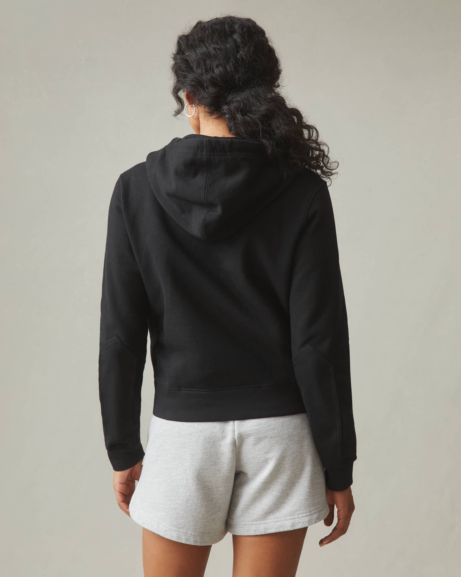 Women's Relaxed Classic Full Zip - Black - Image 3
