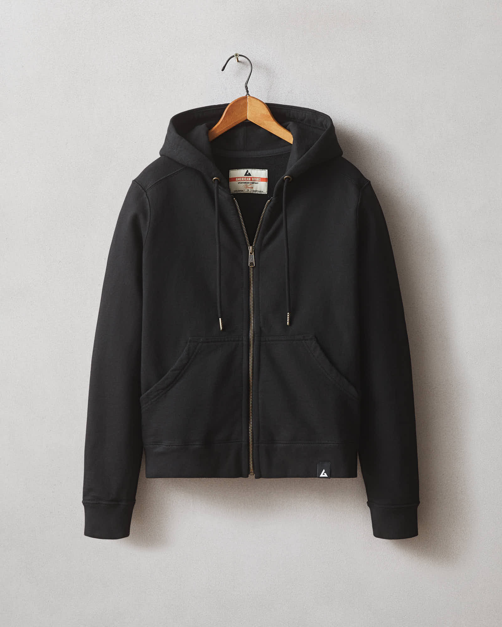 Women's Relaxed Classic Full Zip - Black - Image 6