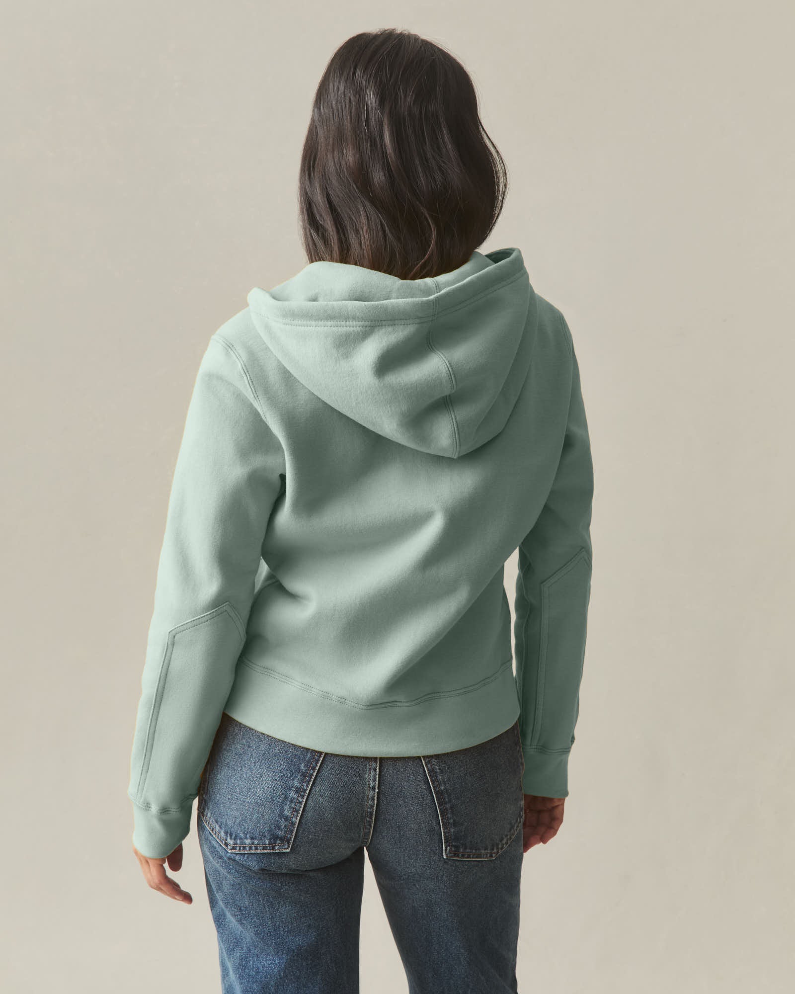 Women's Relaxed Classic Full Zip 2.0 - Green Milieu - Image 4