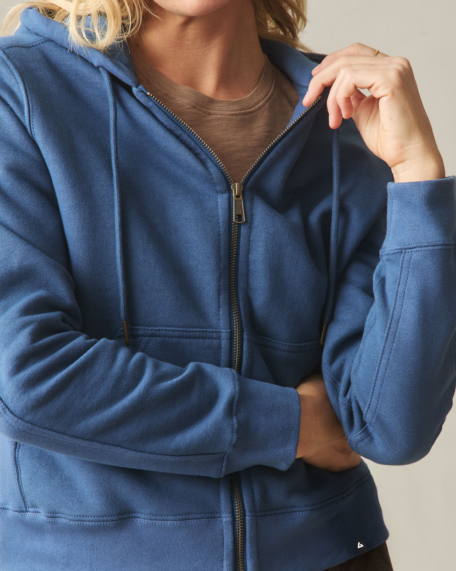 Women's Relaxed Classic Full Zip 2.0 - Marine Navy - Image 5