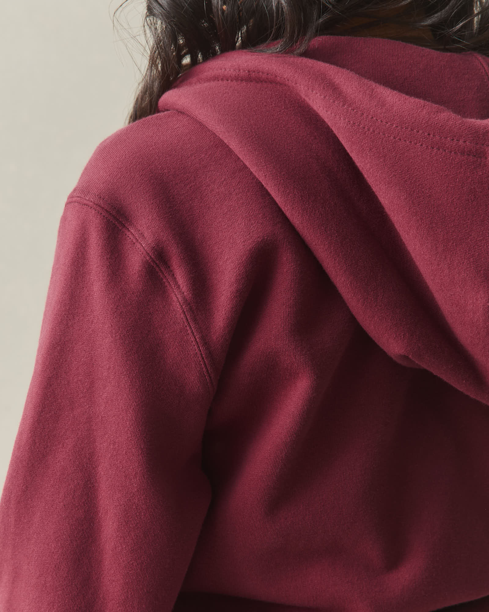 Women's Relaxed Classic Full Zip 2.0 - Pomegranate - Image 5