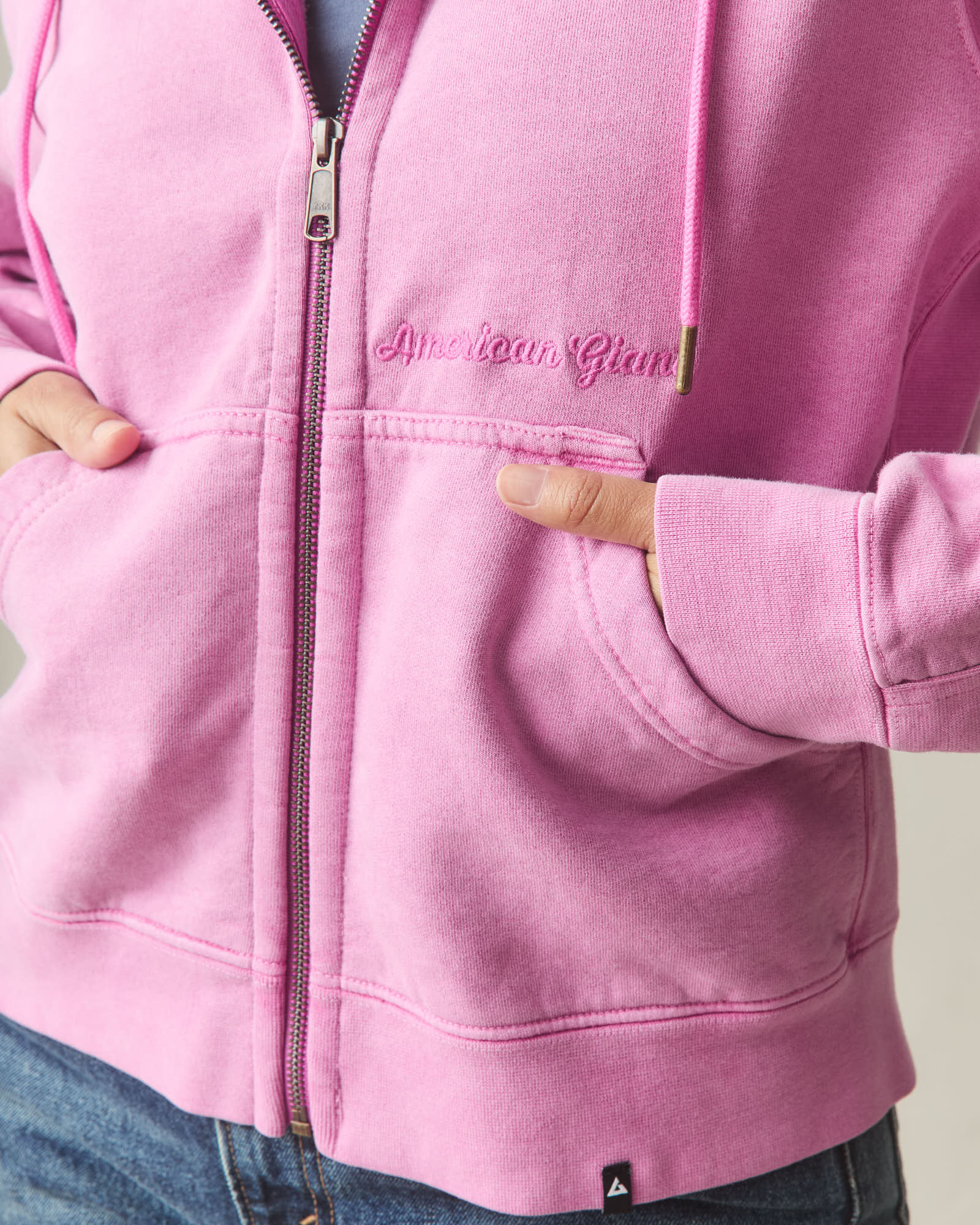 Women's Vintage Wash Relaxed Classic Full Zip 2.0 - Washed Fiji Flower - Image 4