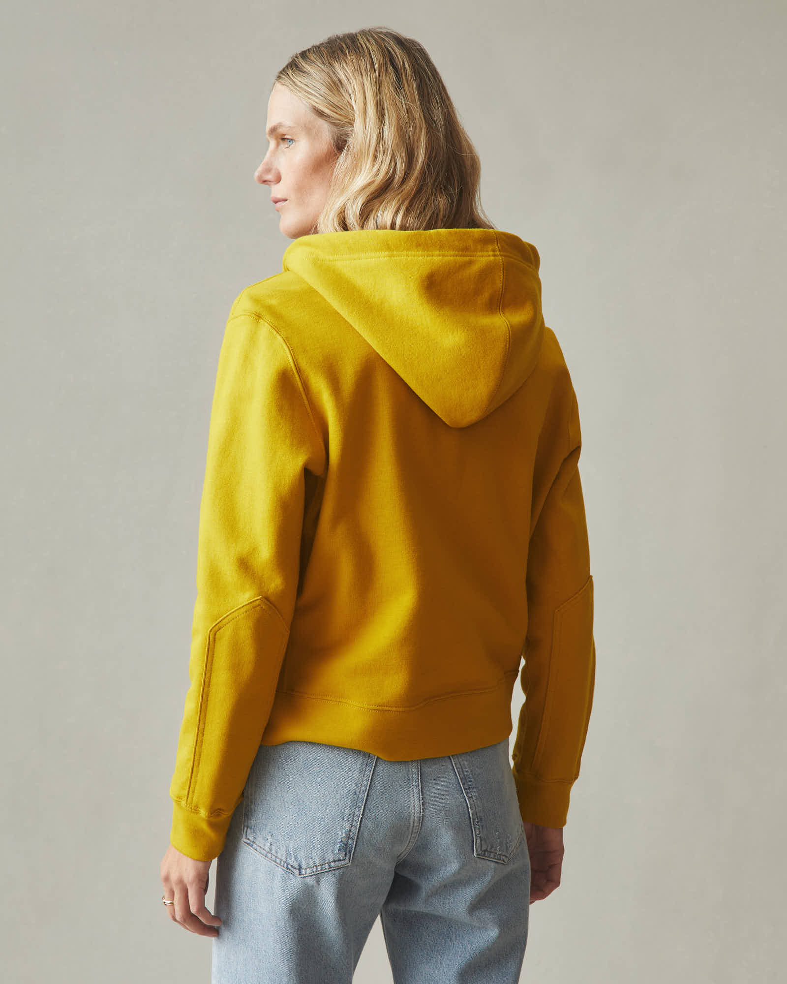 Women's Relaxed Classic Full Zip - Golden Palm - Image 3
