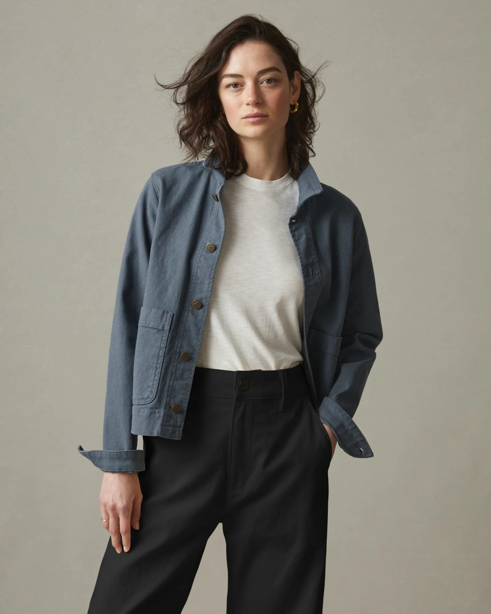 Women's Roughneck Chore Jacket - Vintage Indigo