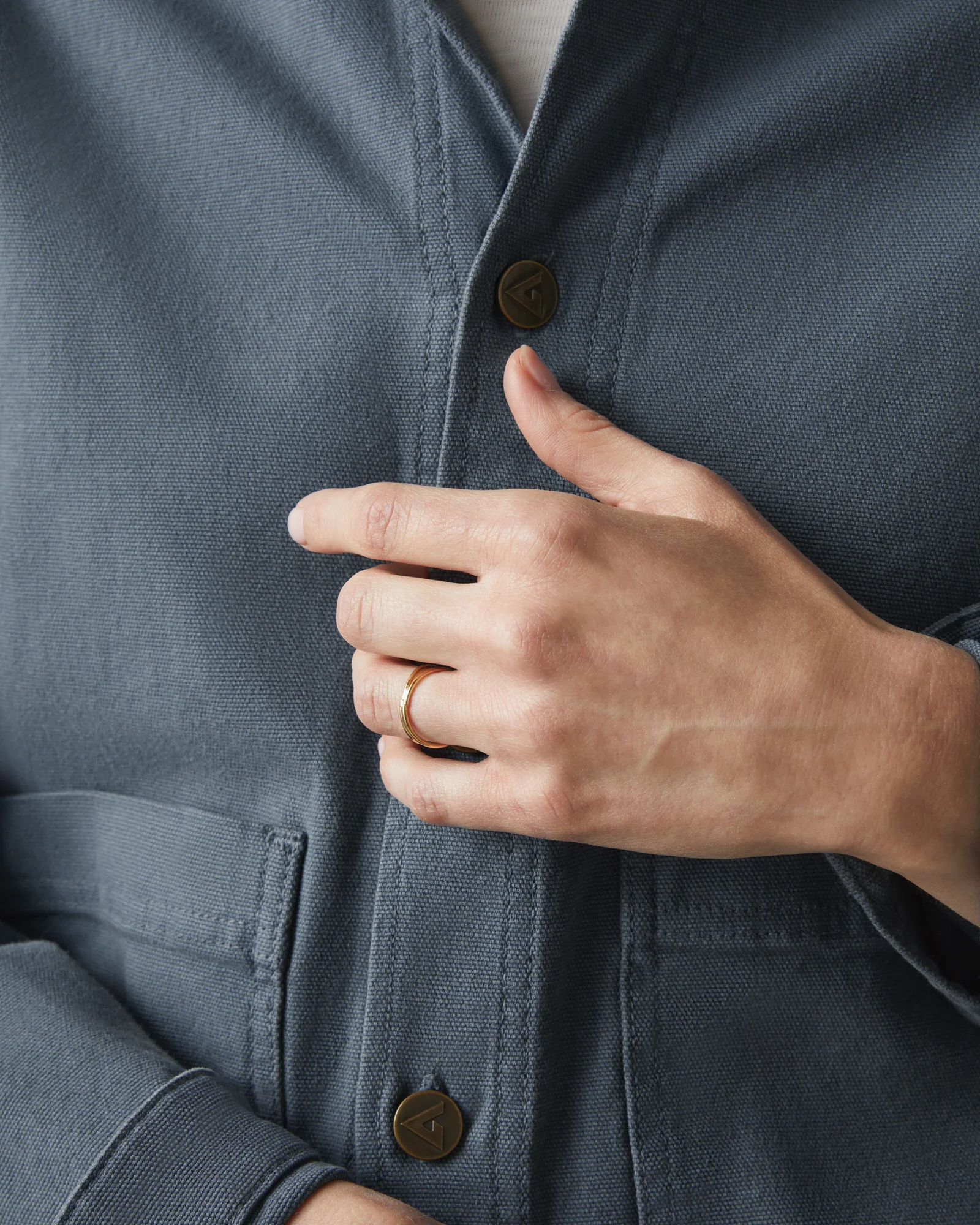 Women's Roughneck Chore Jacket - Vintage Indigo - Image 4