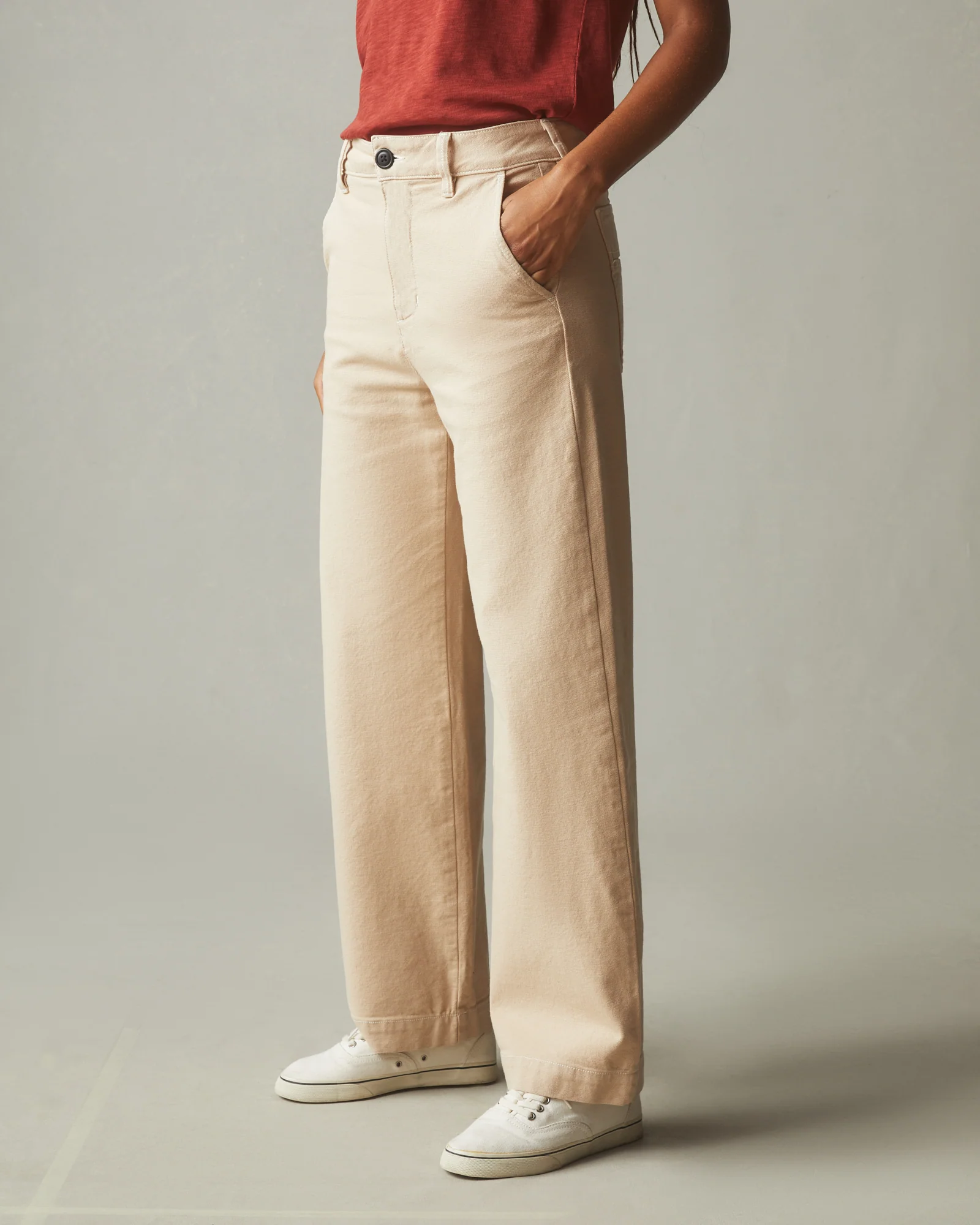 Women's Roughneck Wide Leg - Contrast Stitch - Toasted Sesame - Image 2