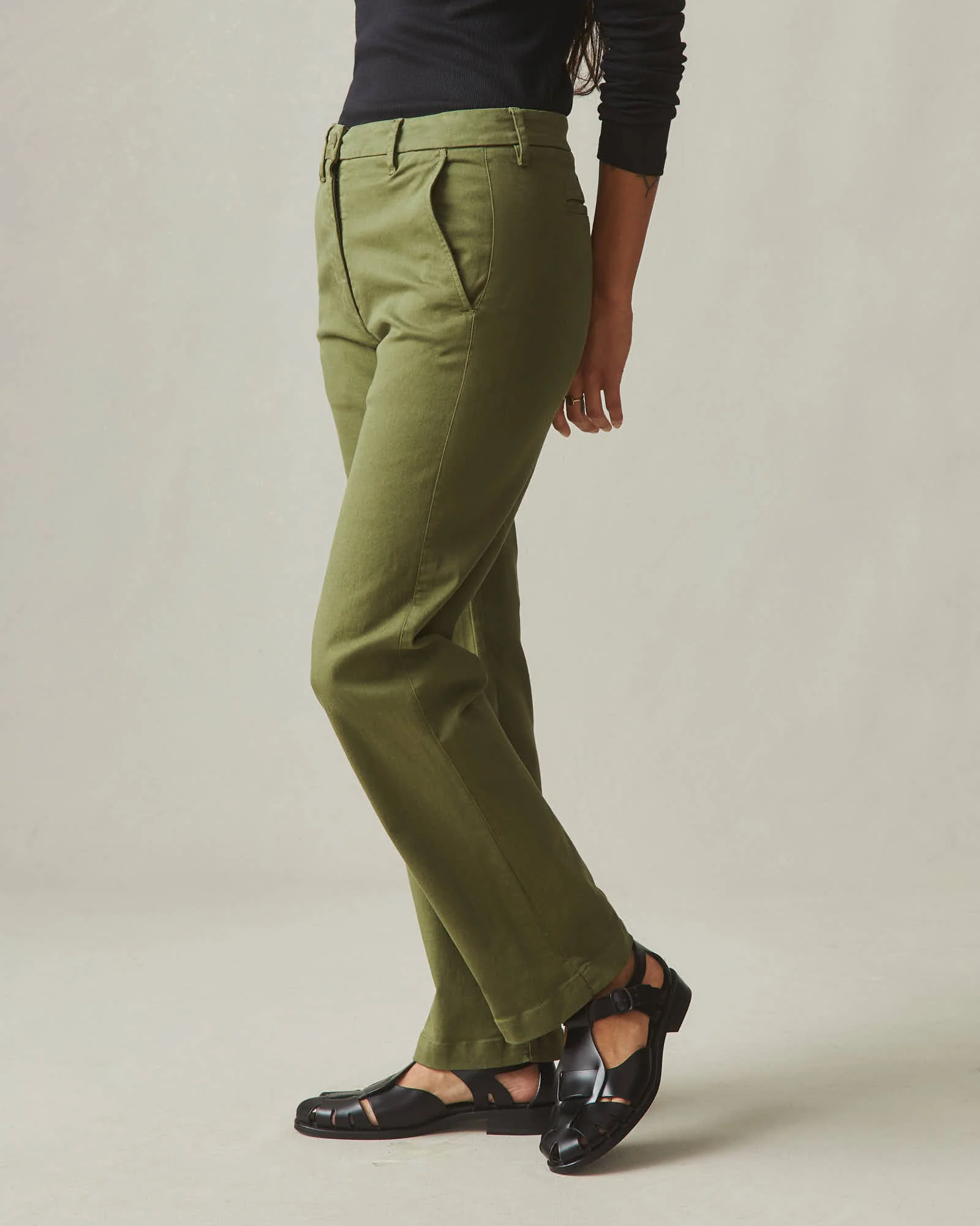 Women's Sawbuck Chino - Moss - Image 2