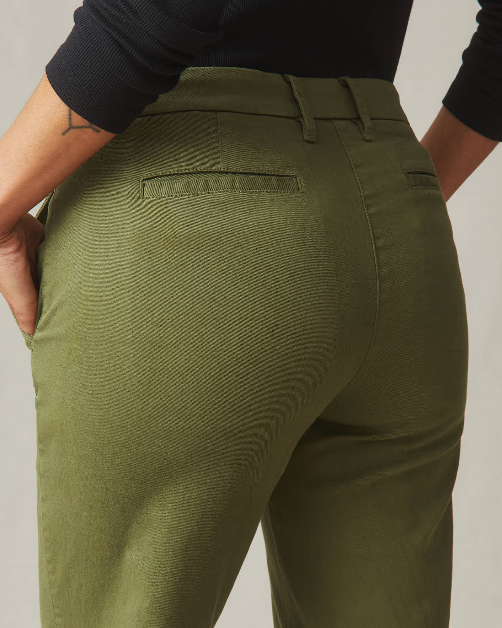 Women's Sawbuck Chino - Moss - Image 4