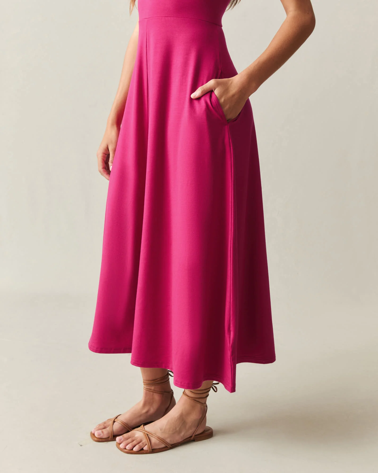 Women's Short Sleeve Flex Dress - Cherries Jubilee - Image 4