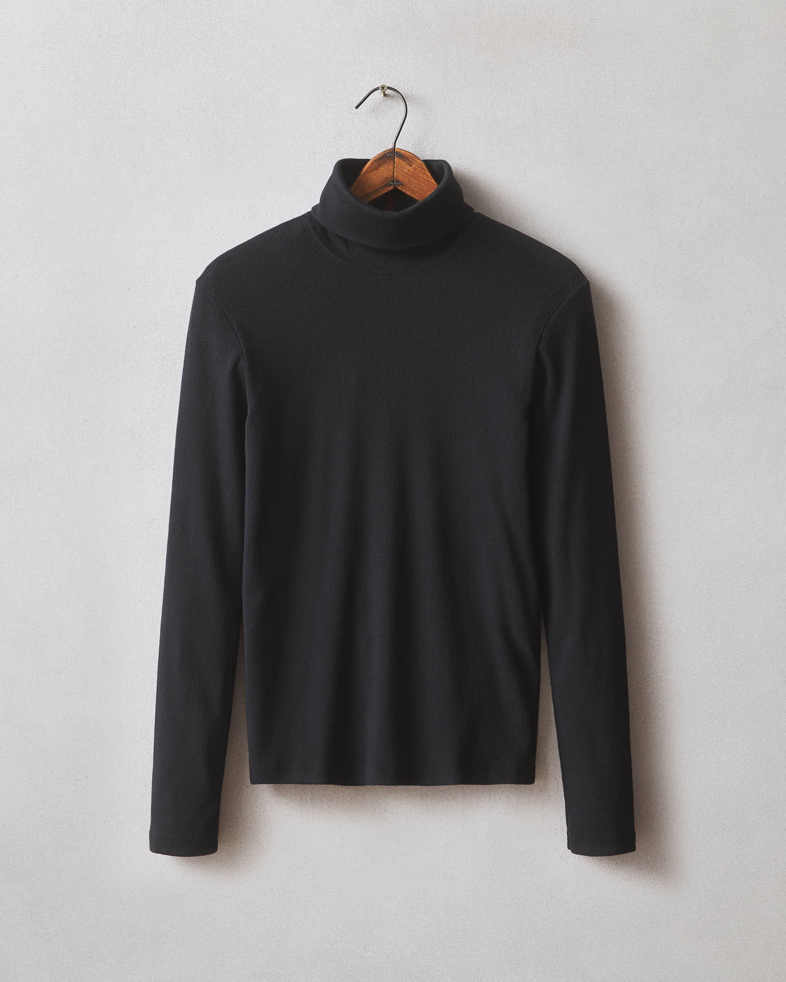 Women's Luxe Rib Turtleneck - Black