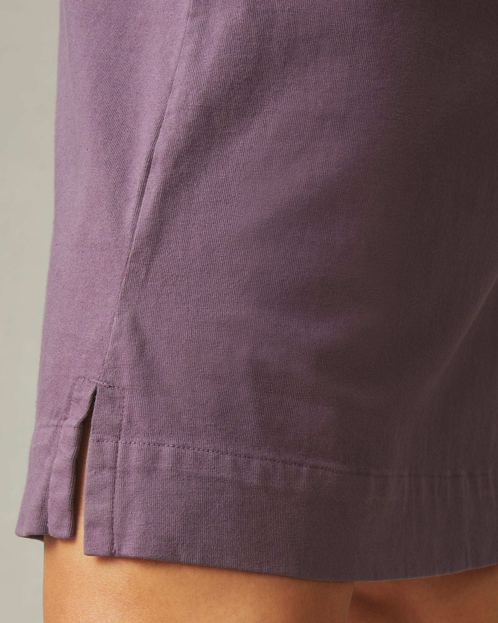 Women's T-Shirt Dress - Black Plum - Image 3