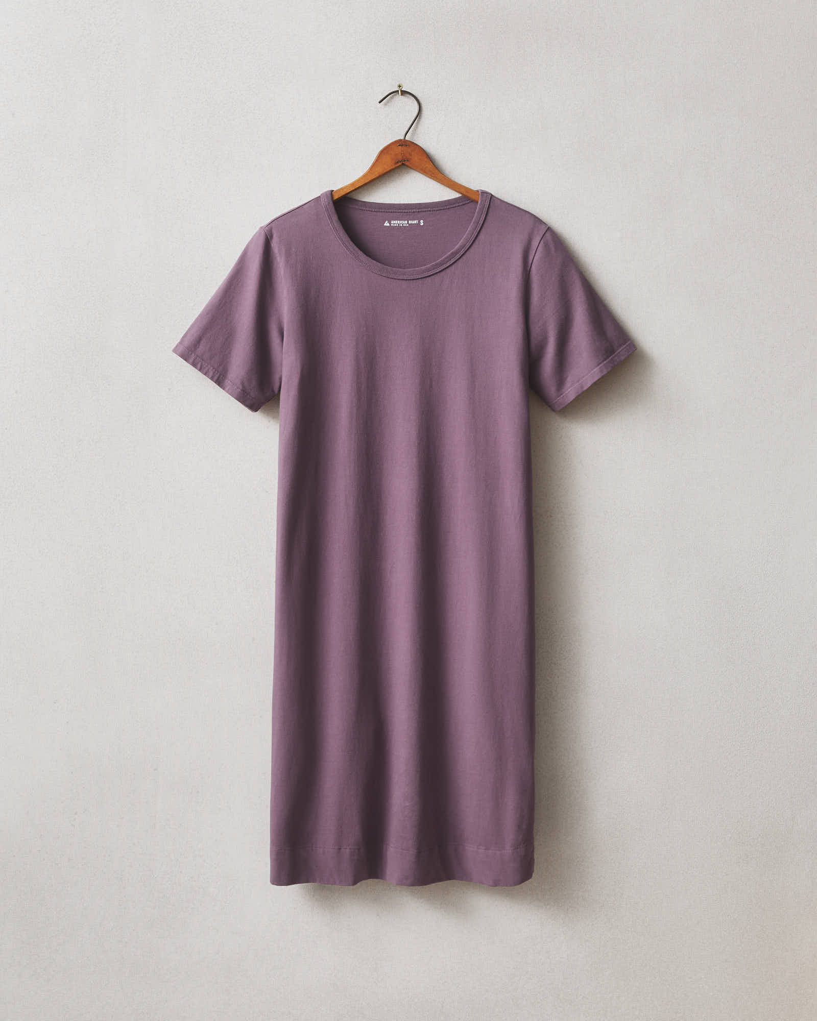 Women's T-Shirt Dress - Black Plum - Image 5