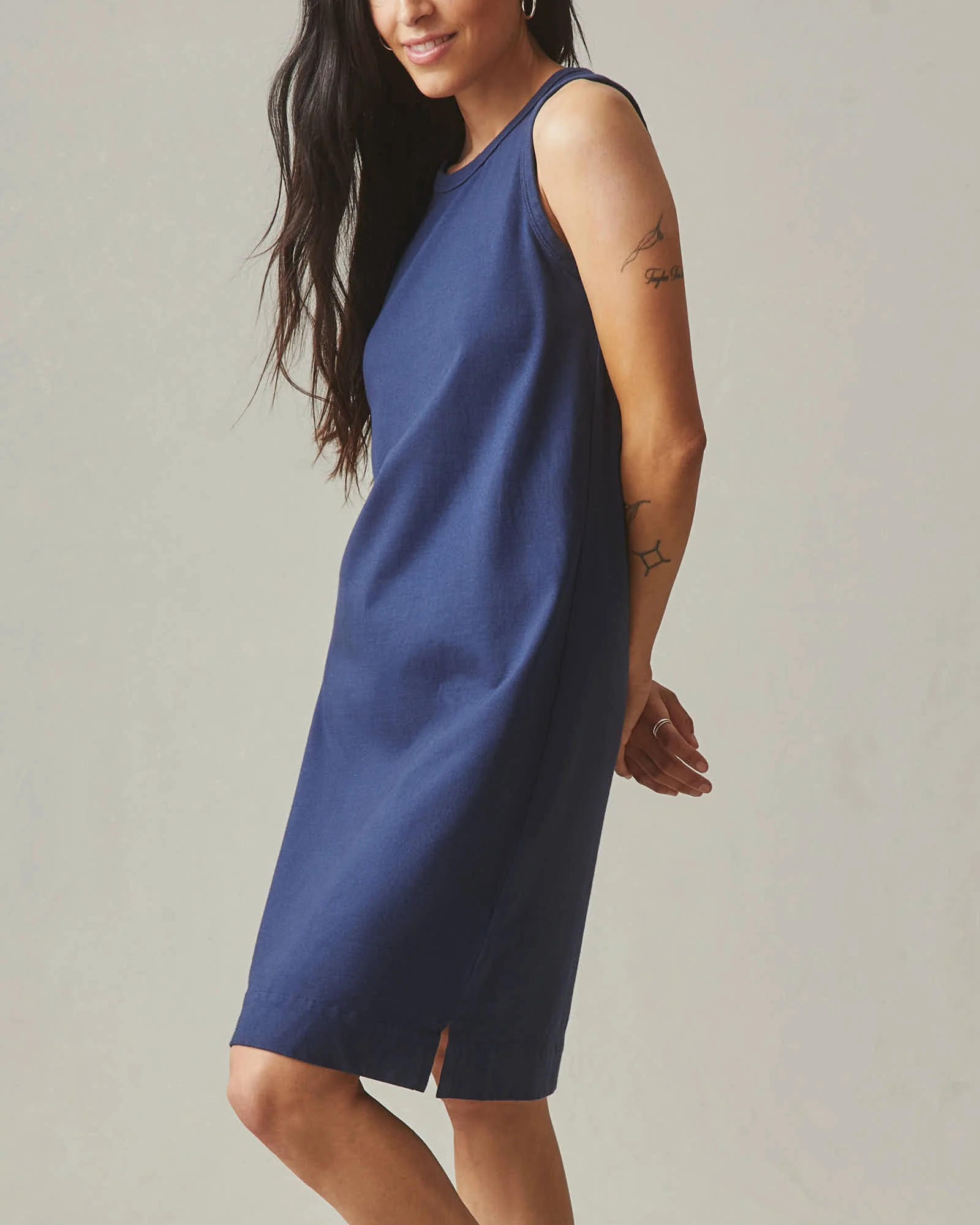 Women's Tank Dress - Varsity Blue - Image 3