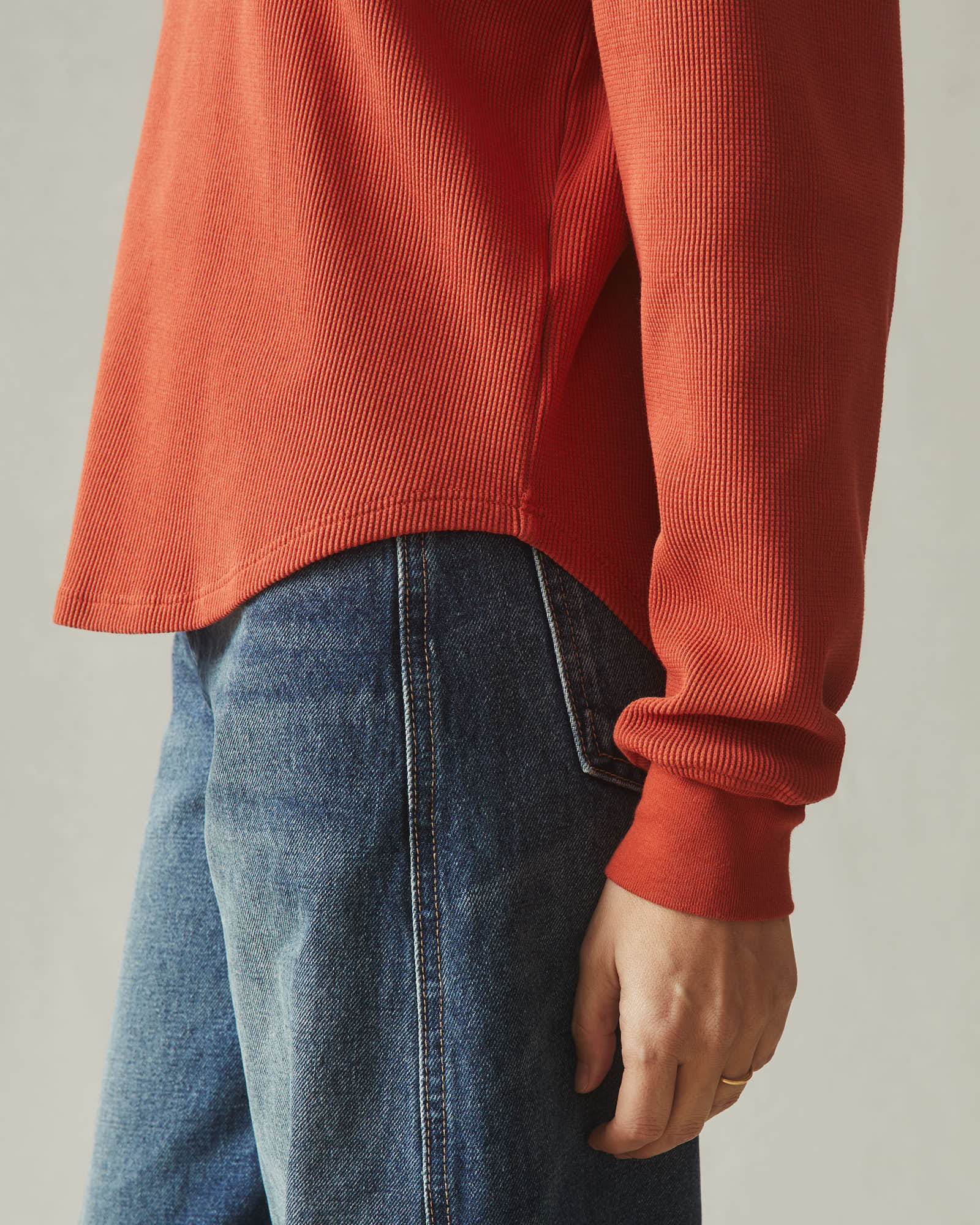Women's Thermal Crew - Tiger Lily - Image 4