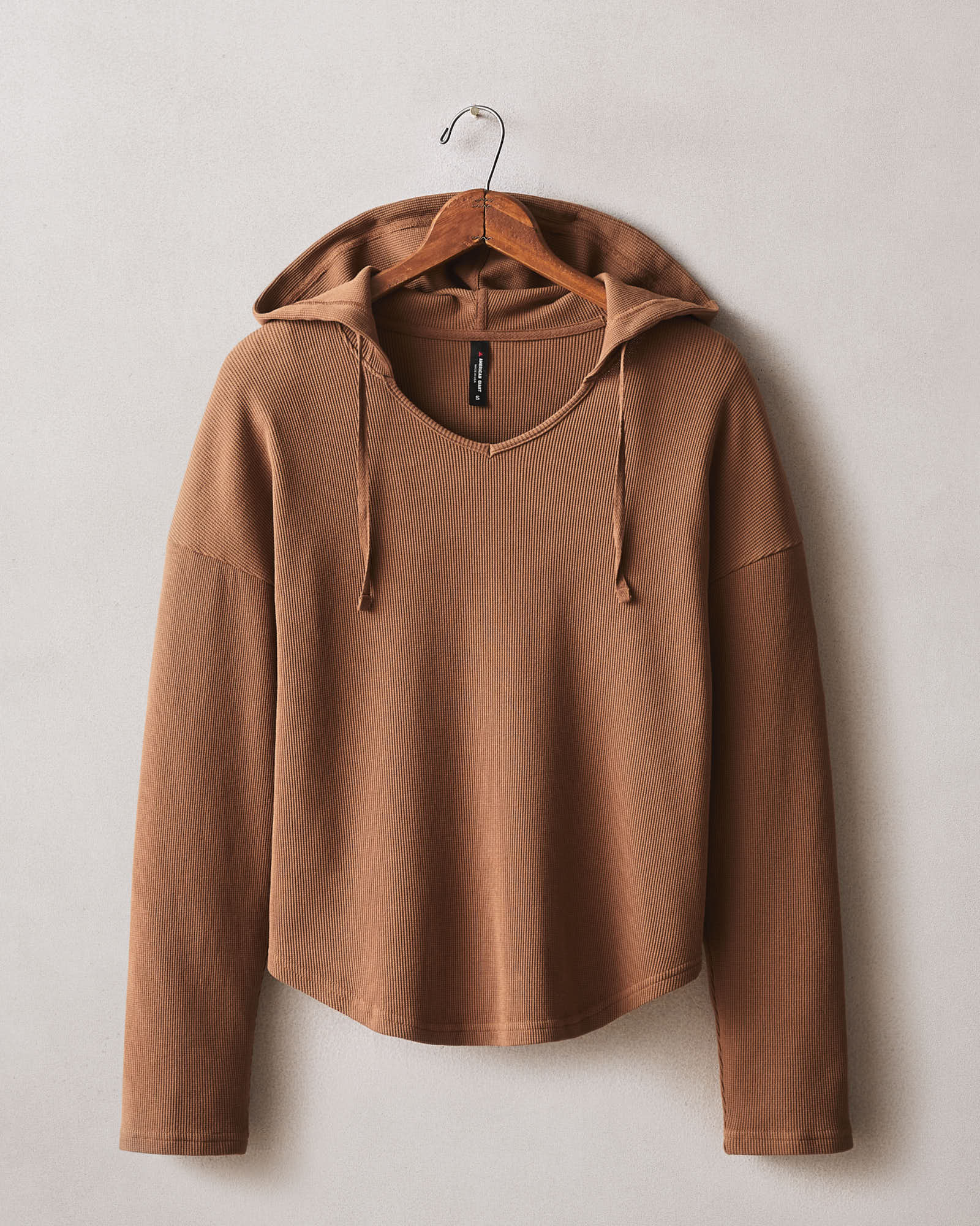 Women's Thermal Hoodie - Toffee - Image 6