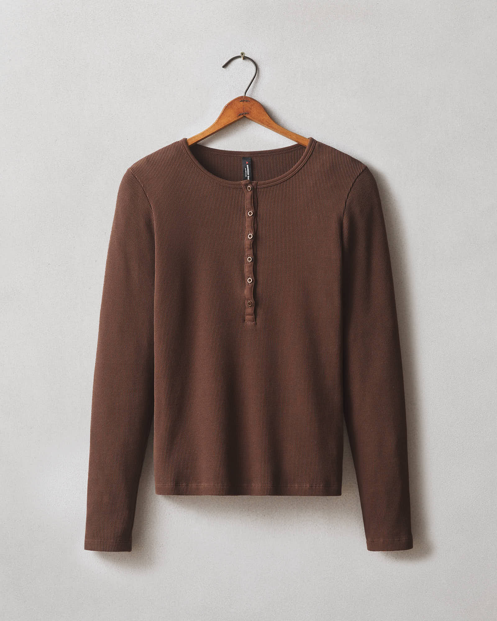 Women's Thermal Henley - Chicory Coffee