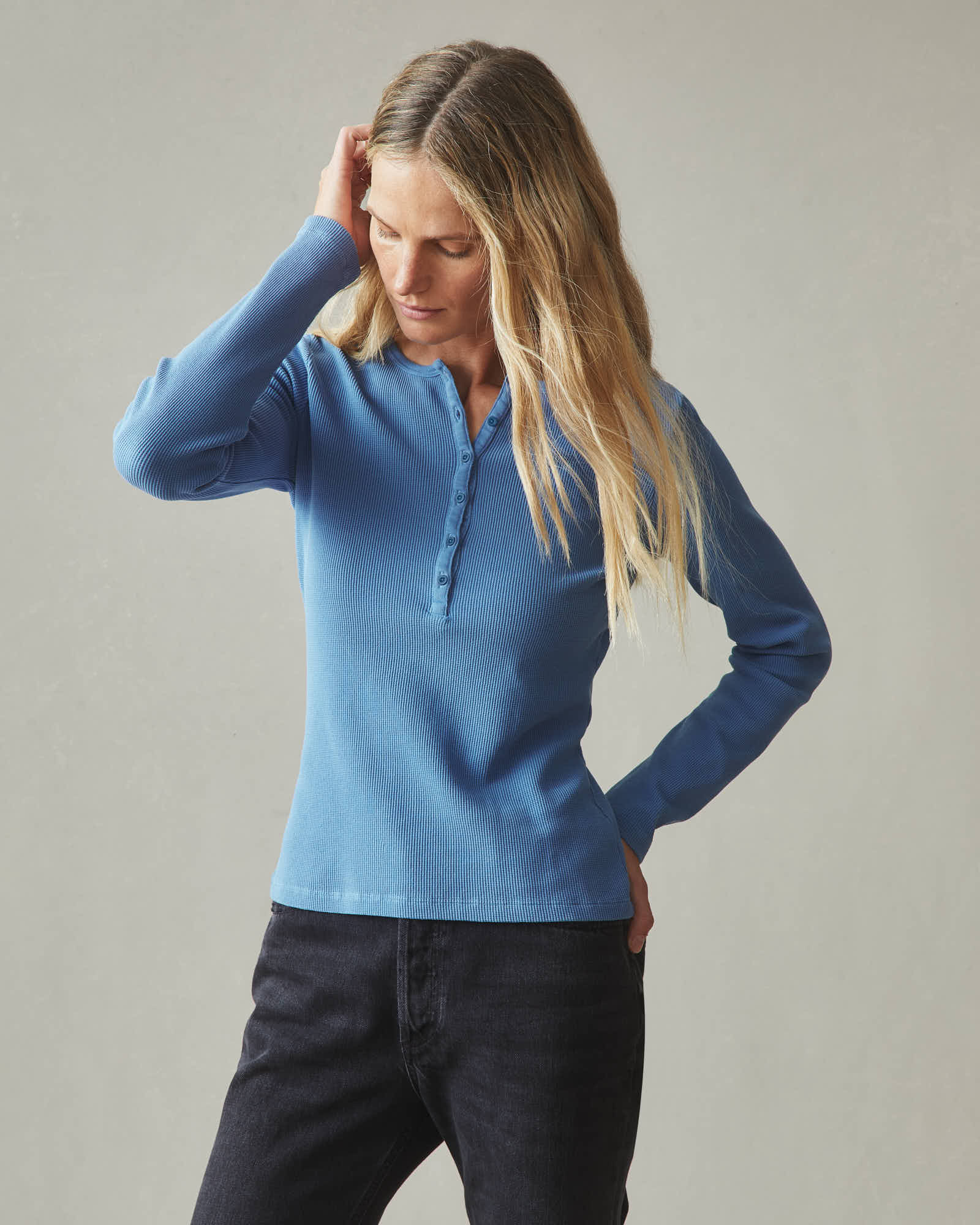 Women's Thermal Henley - Riverside