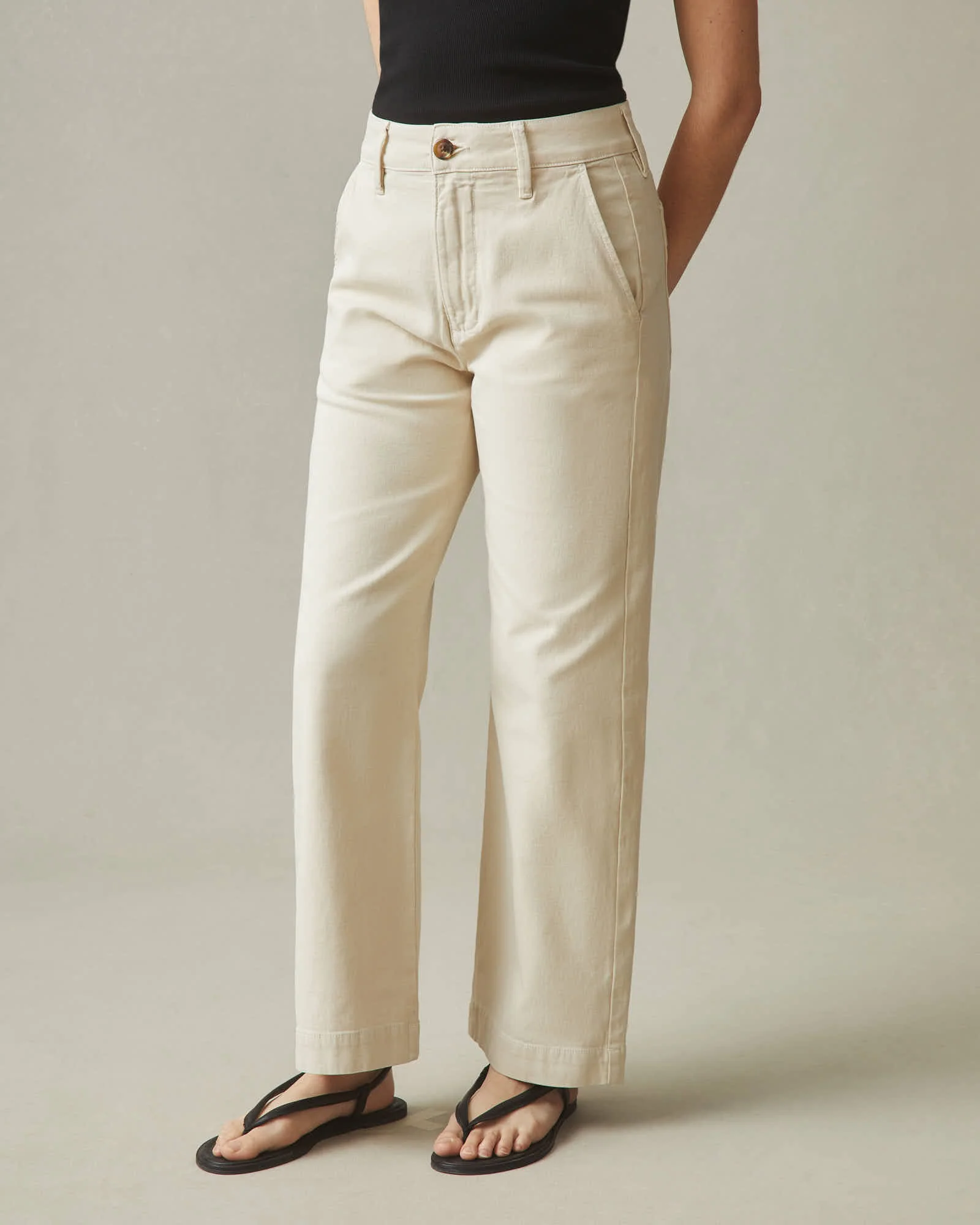 Women's Wide Leg Pant - Cotton - Image 2