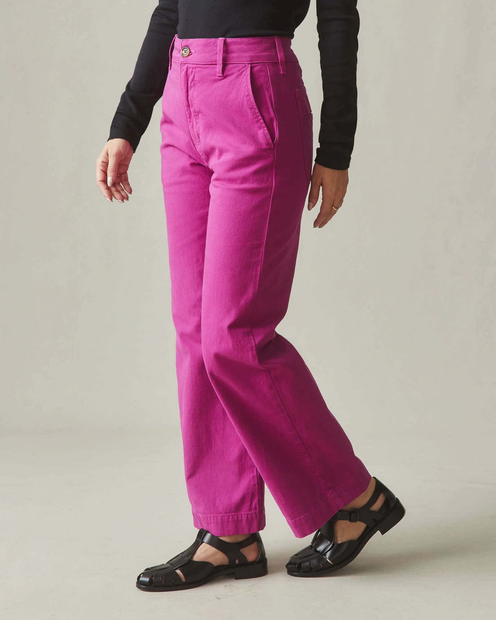 Women's Wide Leg Pant - Festive Fuchsia - Image 2