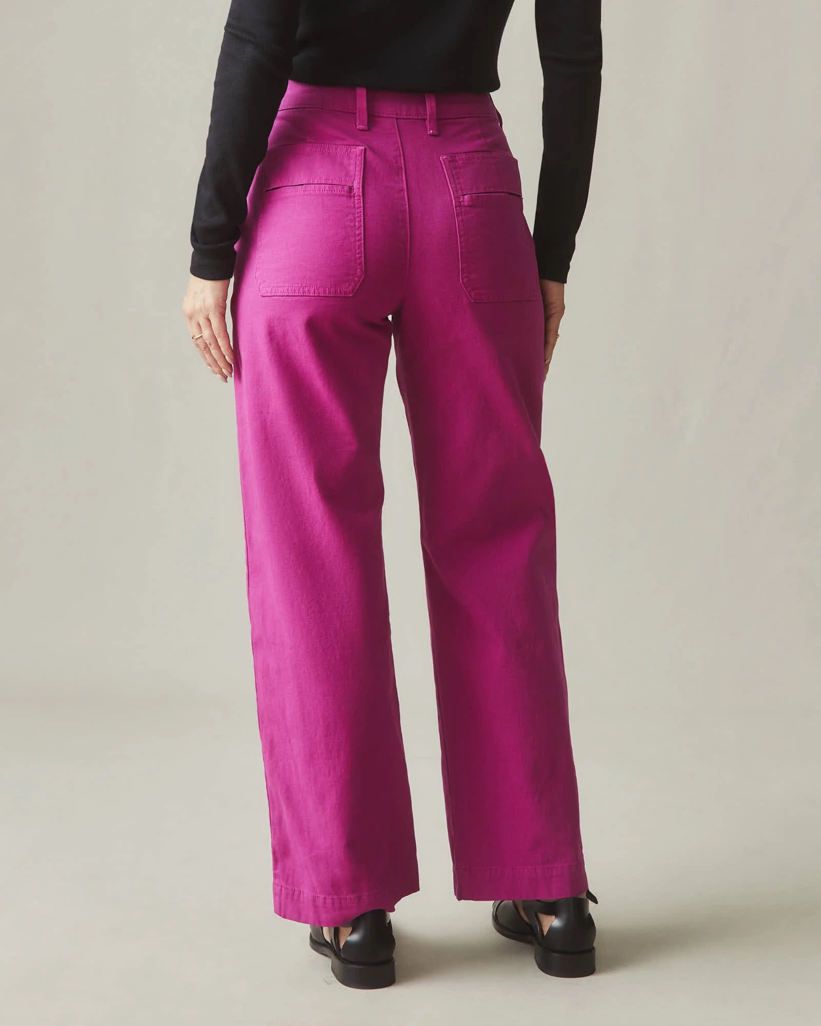 Women's Wide Leg Pant - Festive Fuchsia - Image 3