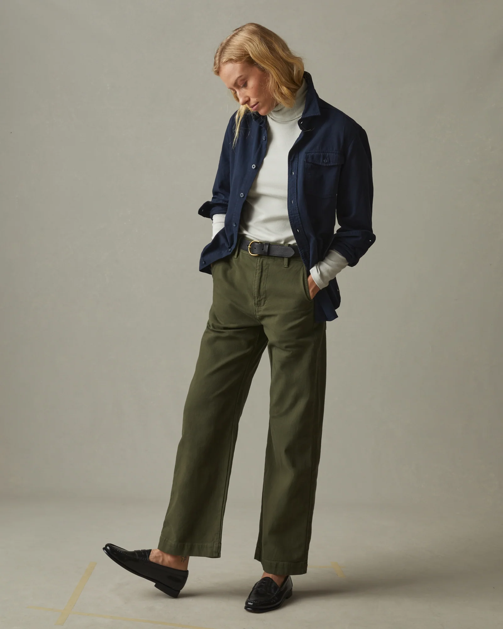 Women's Wide Leg Pant - Moss - Image 5