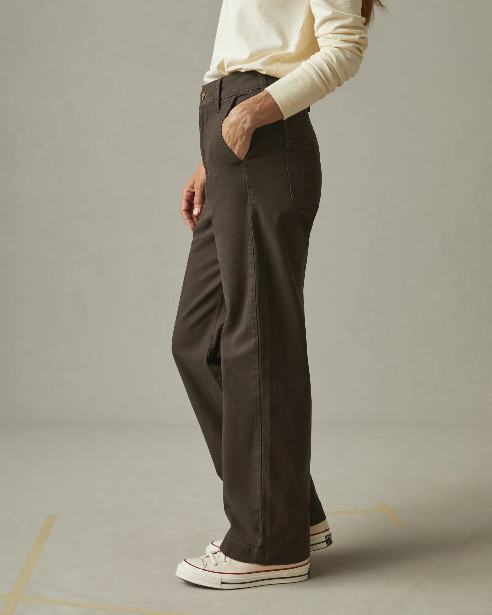 Women's Wide Leg Pant - Oak - Image 2