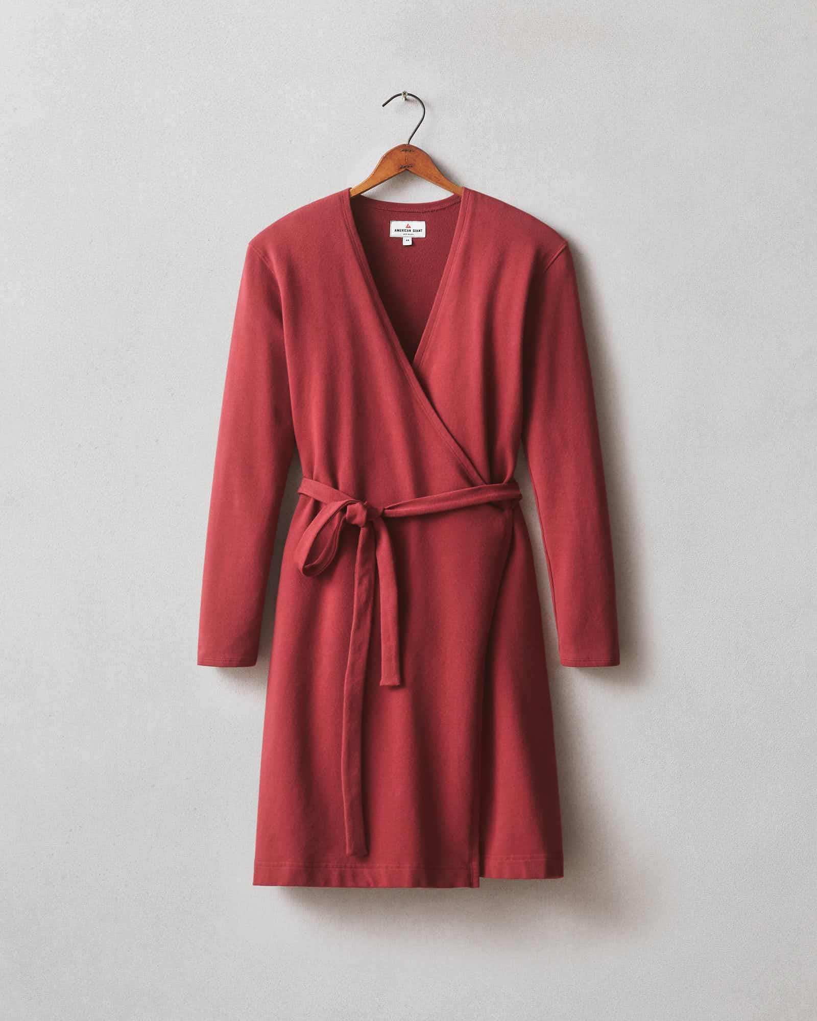 Women's Wrap Dress - Tibetan Red - Image 6